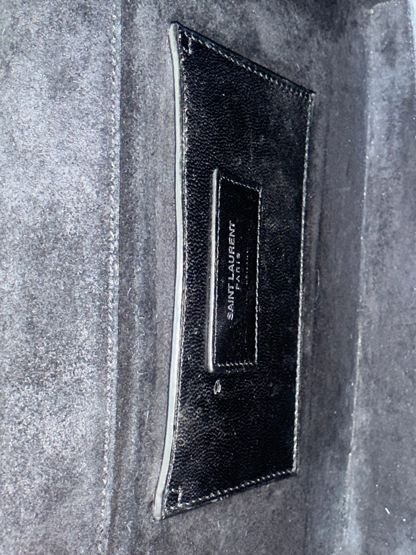 Saint Laurent Black Leather kate