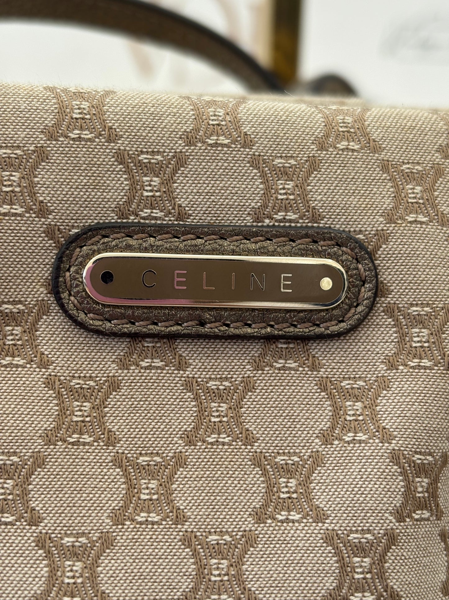 018768 - Celine Beige Canvas Macadam