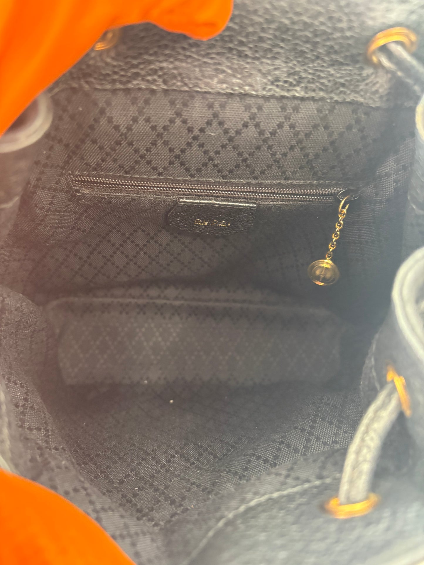 018223 - Gucci Black Bamboo Backpack