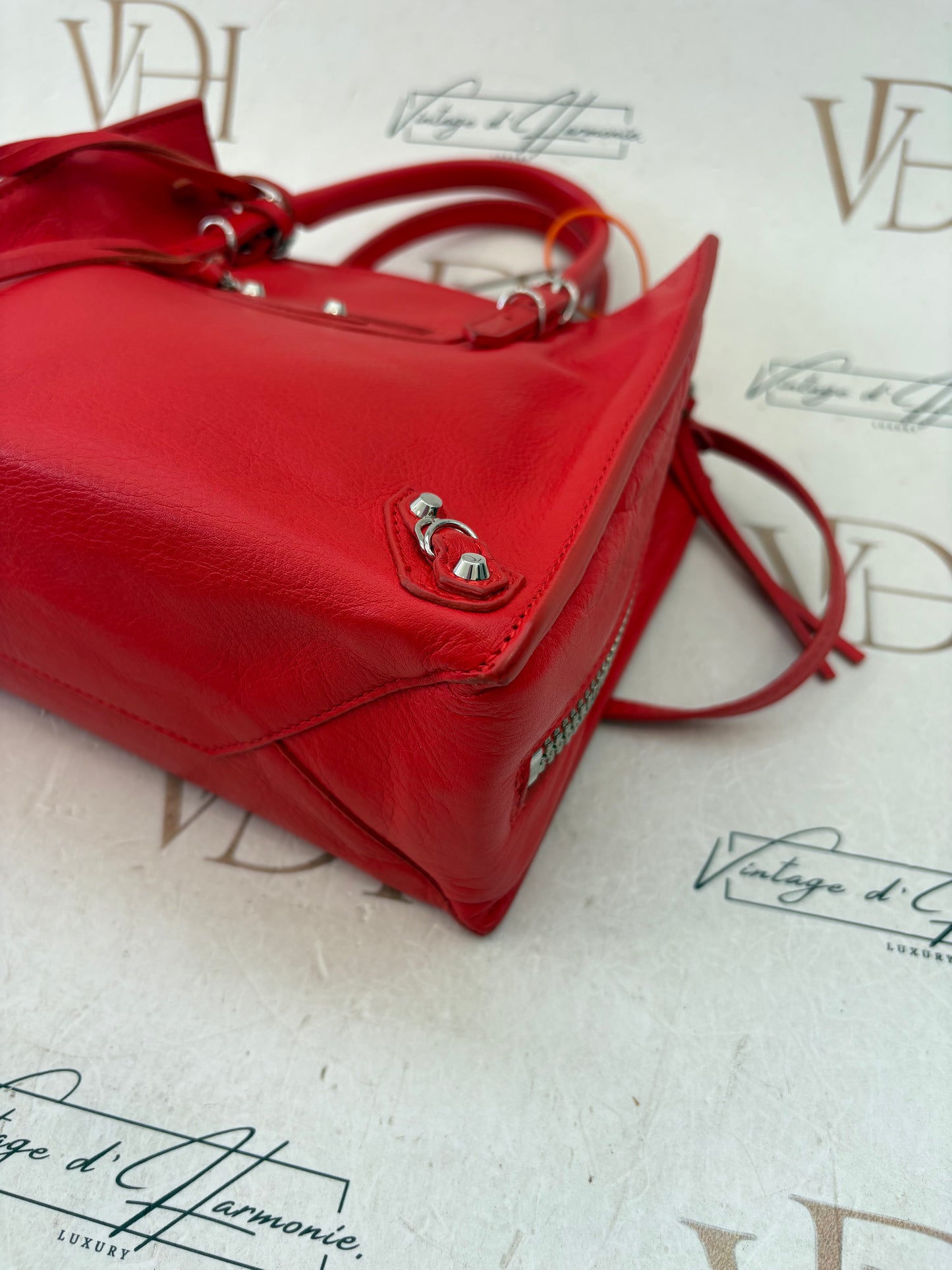 018102 - Balenciaga Red Papier Mini