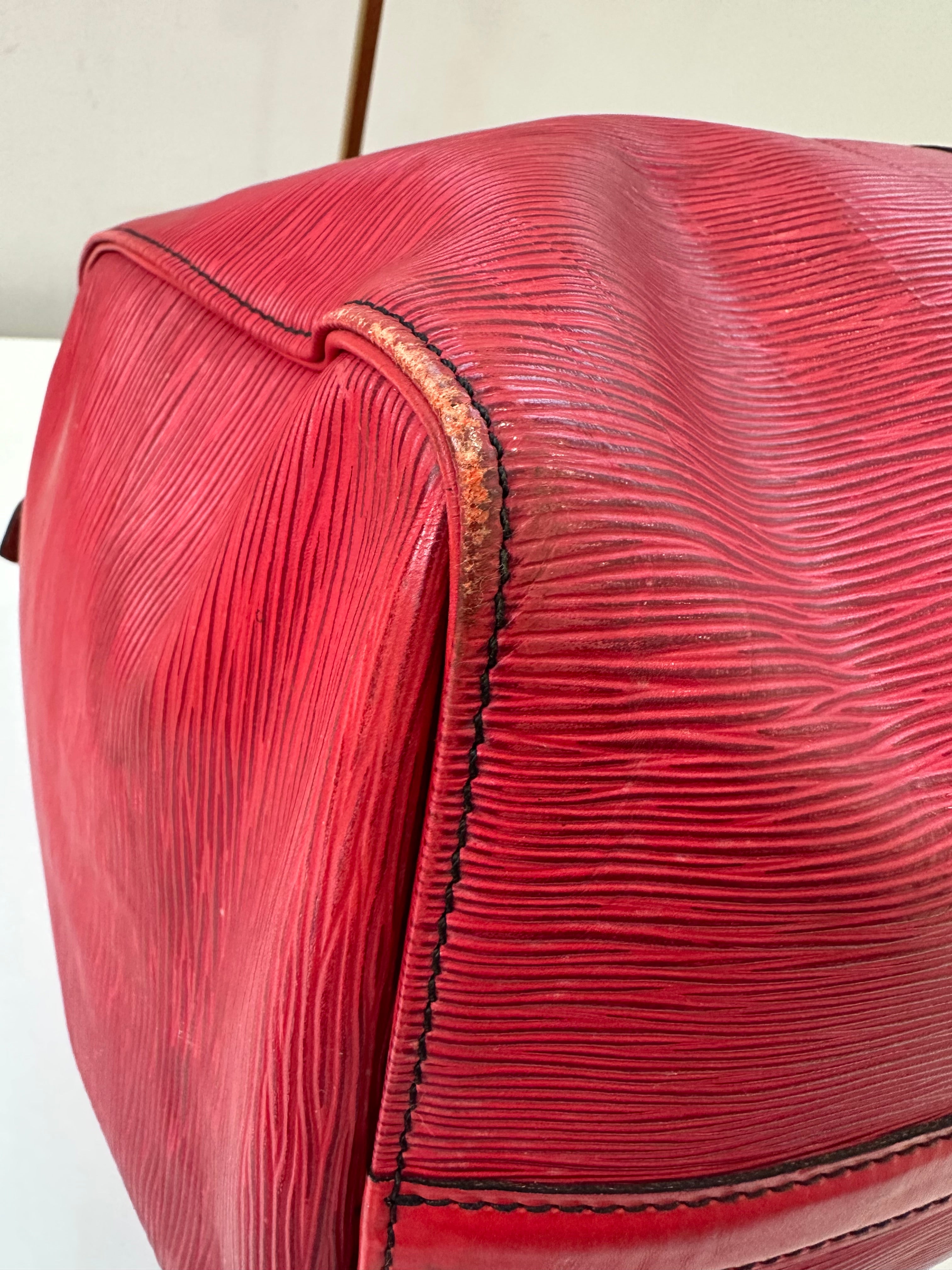 Louis Vuitton Keepall 50 Red Epi