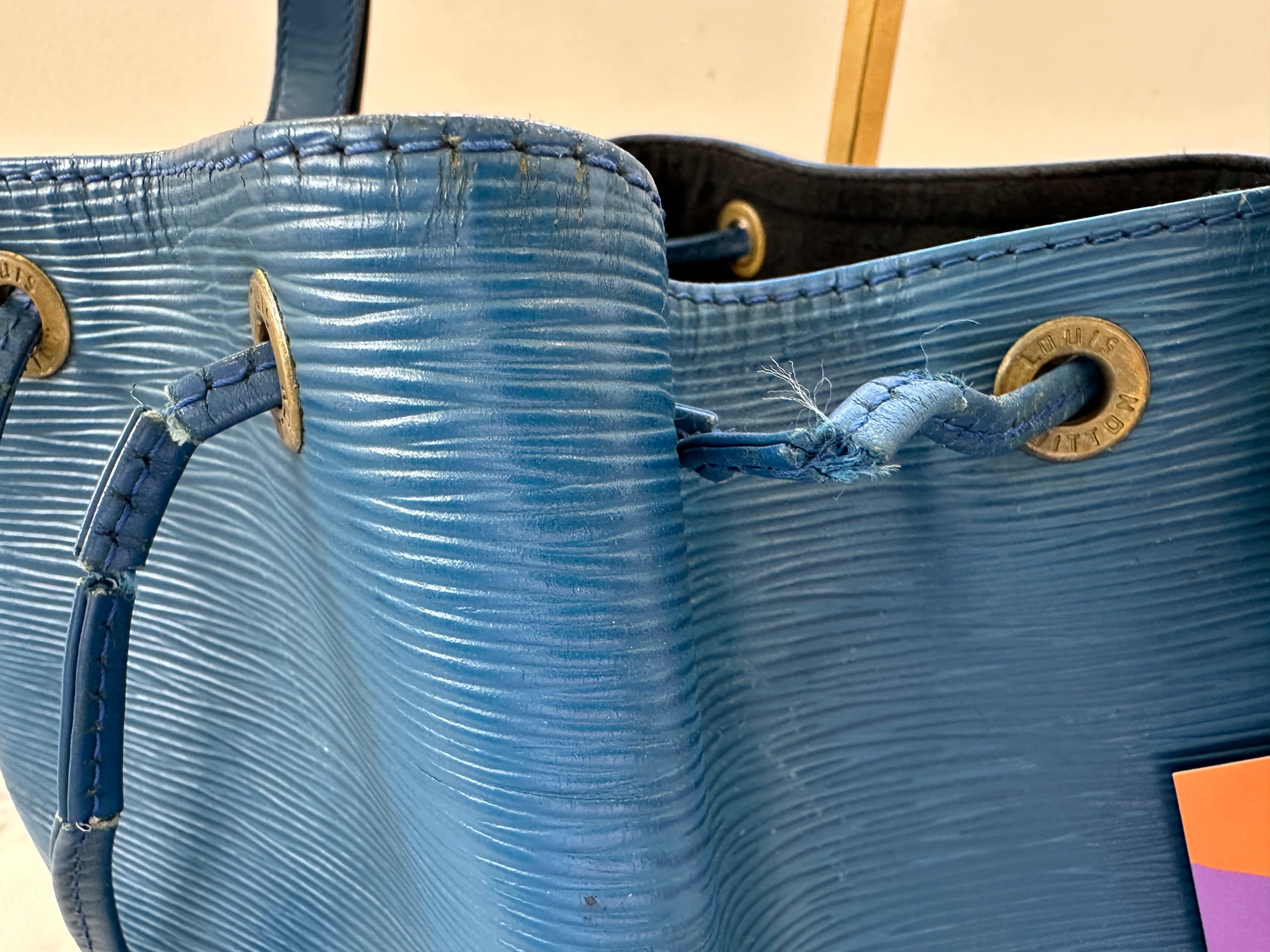 Louis Vuitton Epi Petite Noé Blue