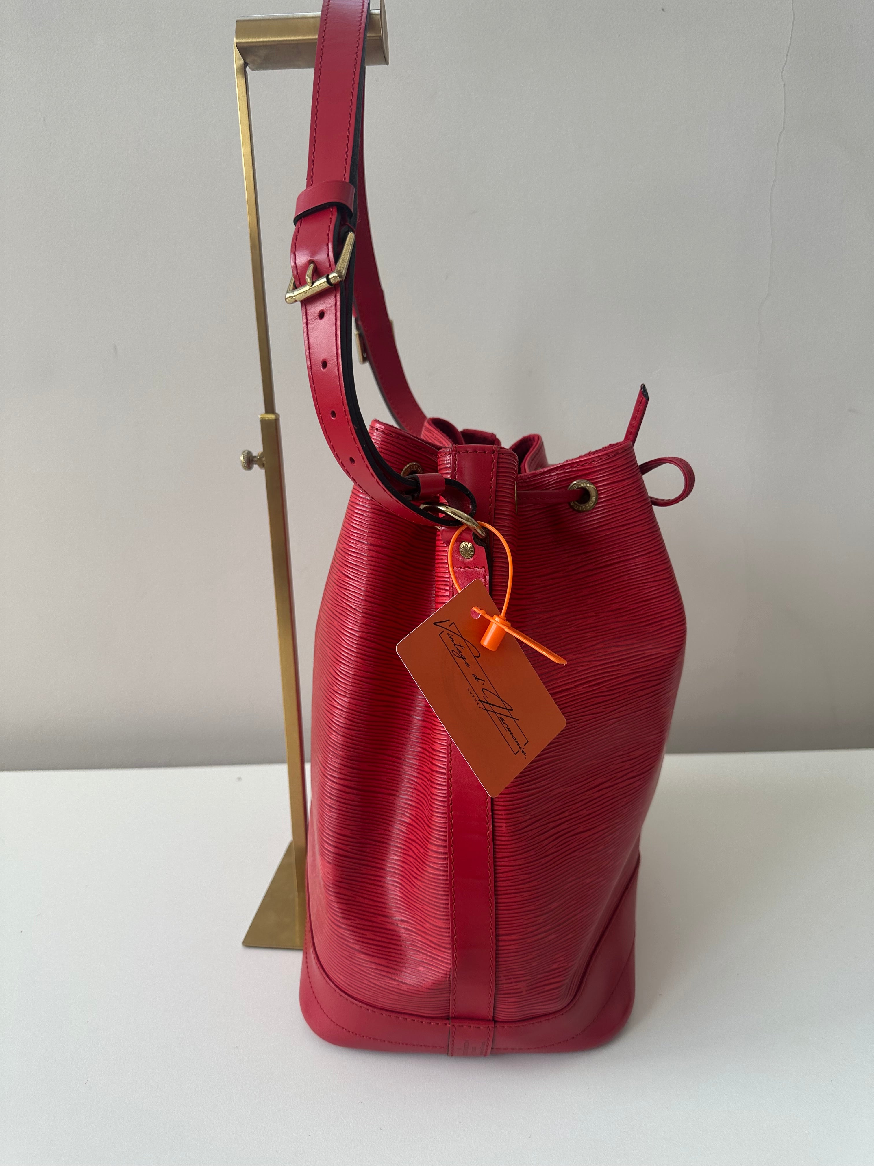 Louis Vuitton Noé Red Epi