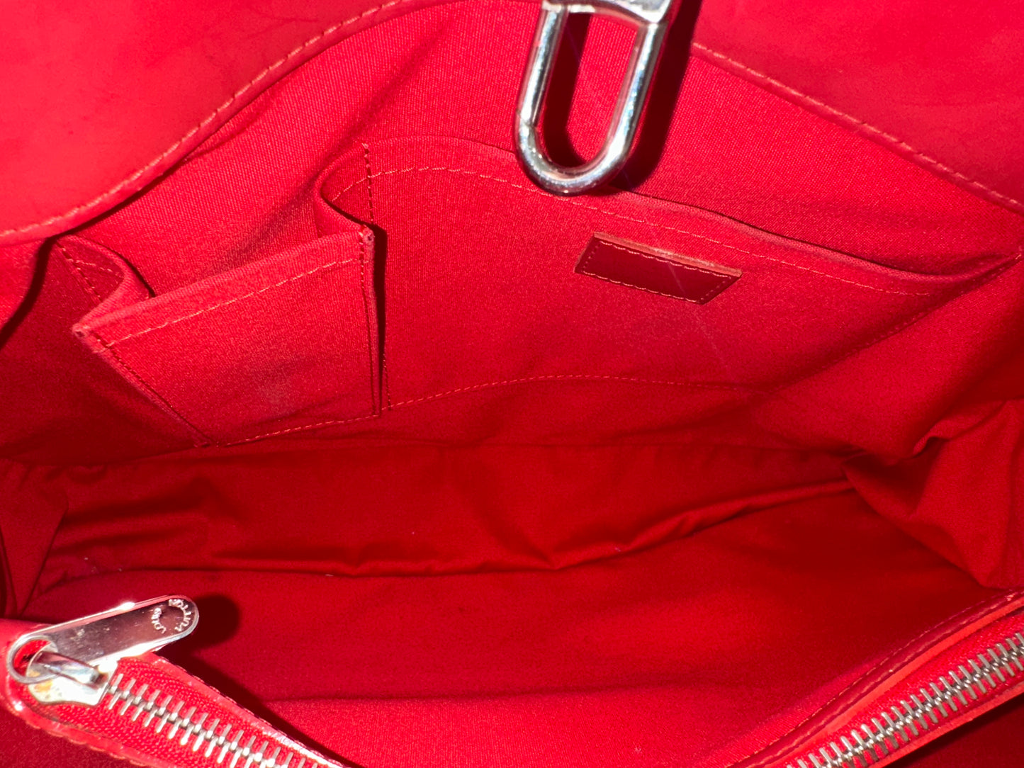 Louis Vuitton Red Epi Passy GM