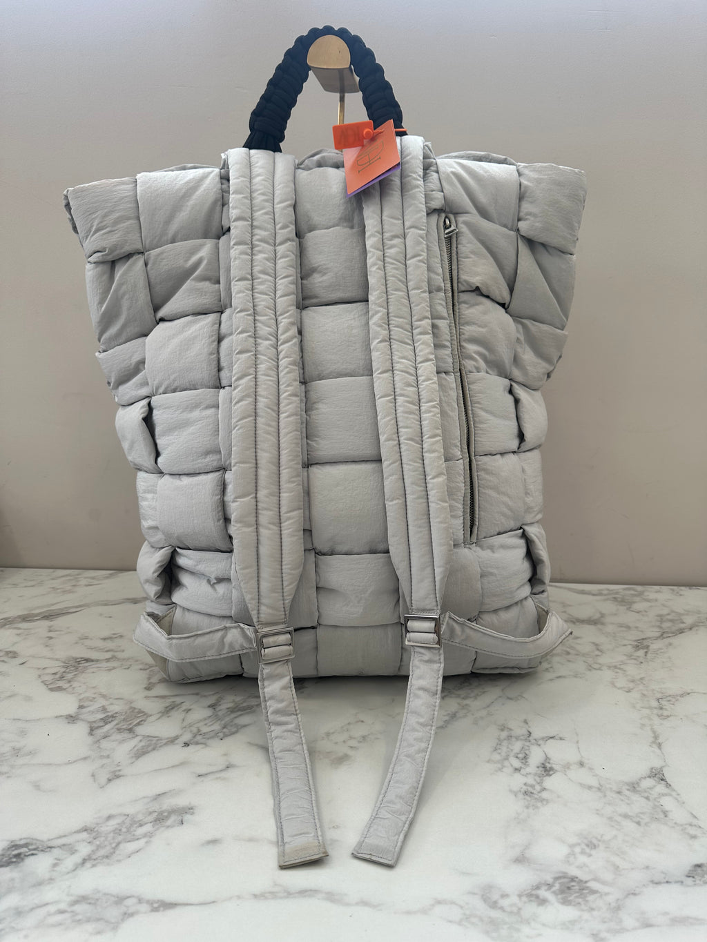 Bottega Veneta Gray Nylon