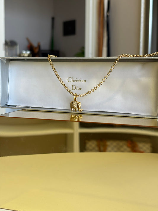 Christian Dior Elephant Neacklace