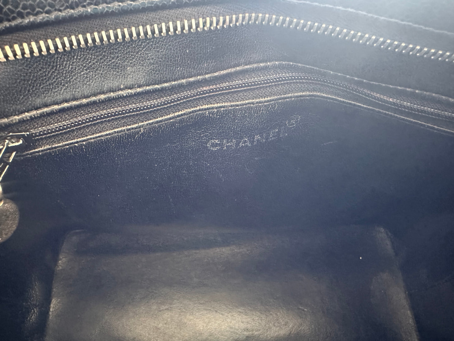 Chanel Black Calfskin Medallion