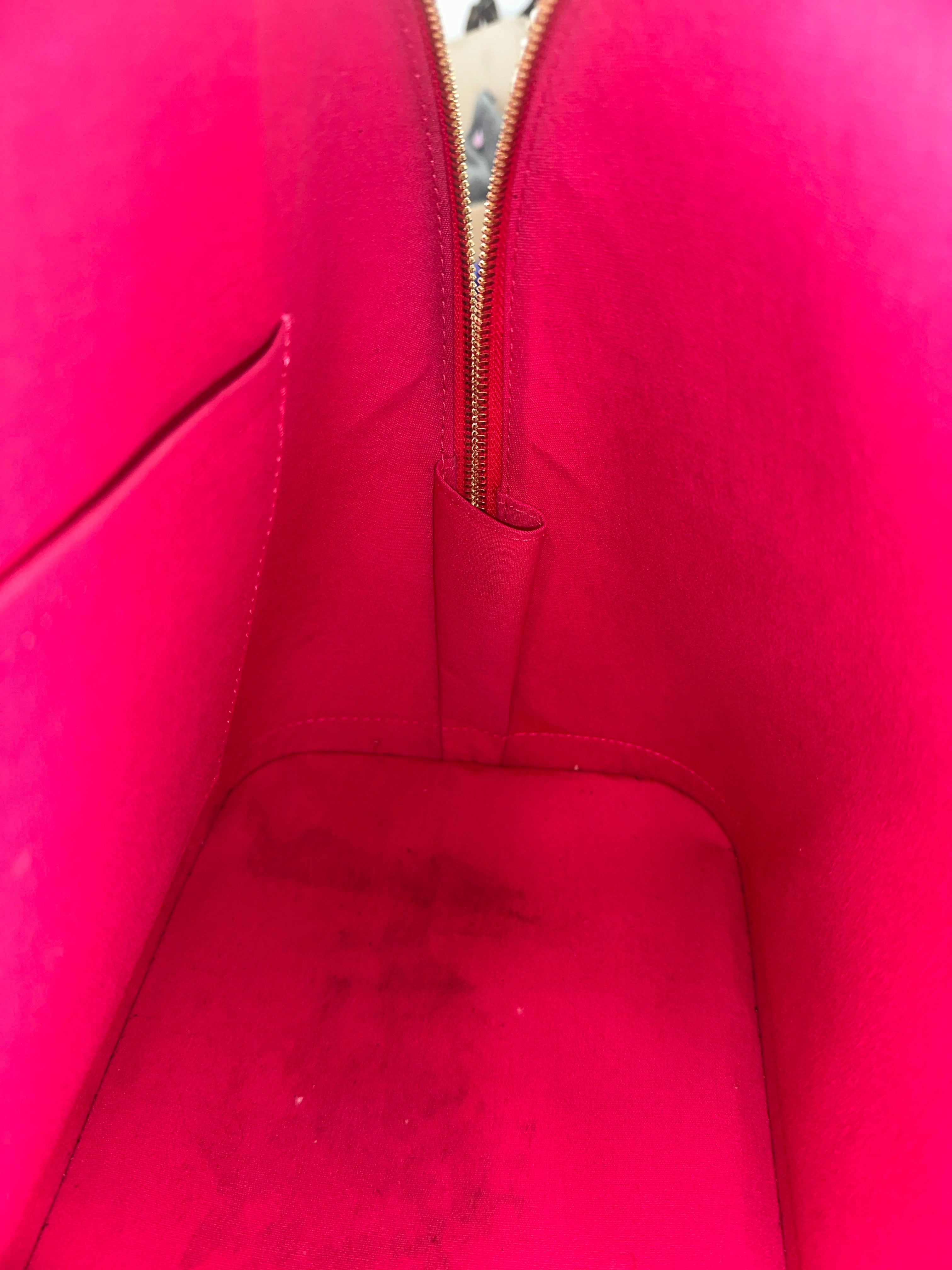 Louis Vuitton Alma Vernis Red