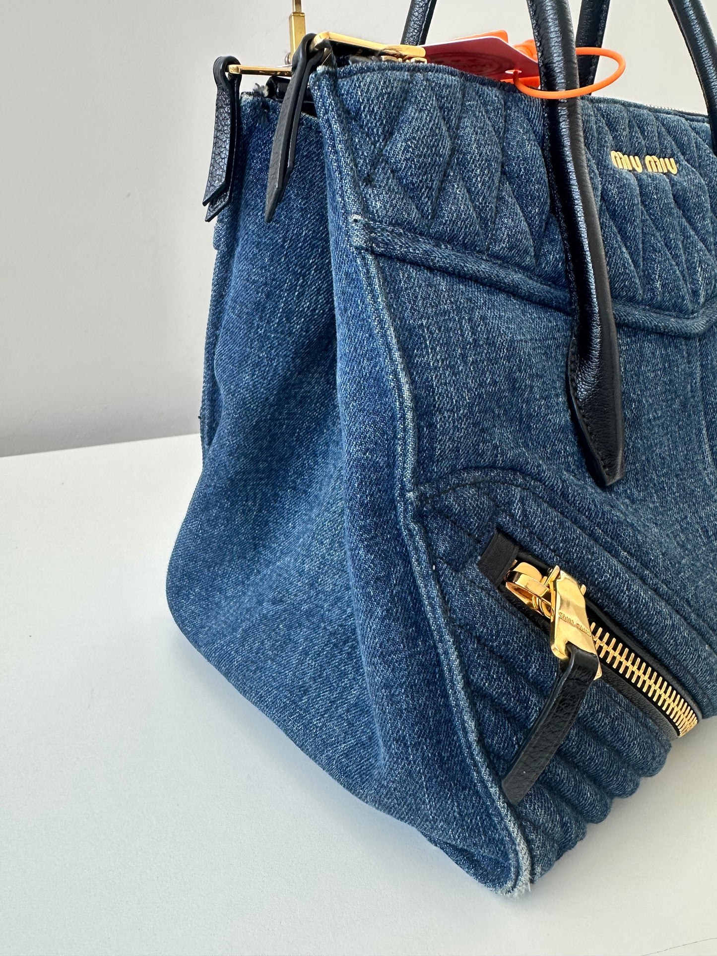 MIU MIU Denim Biker