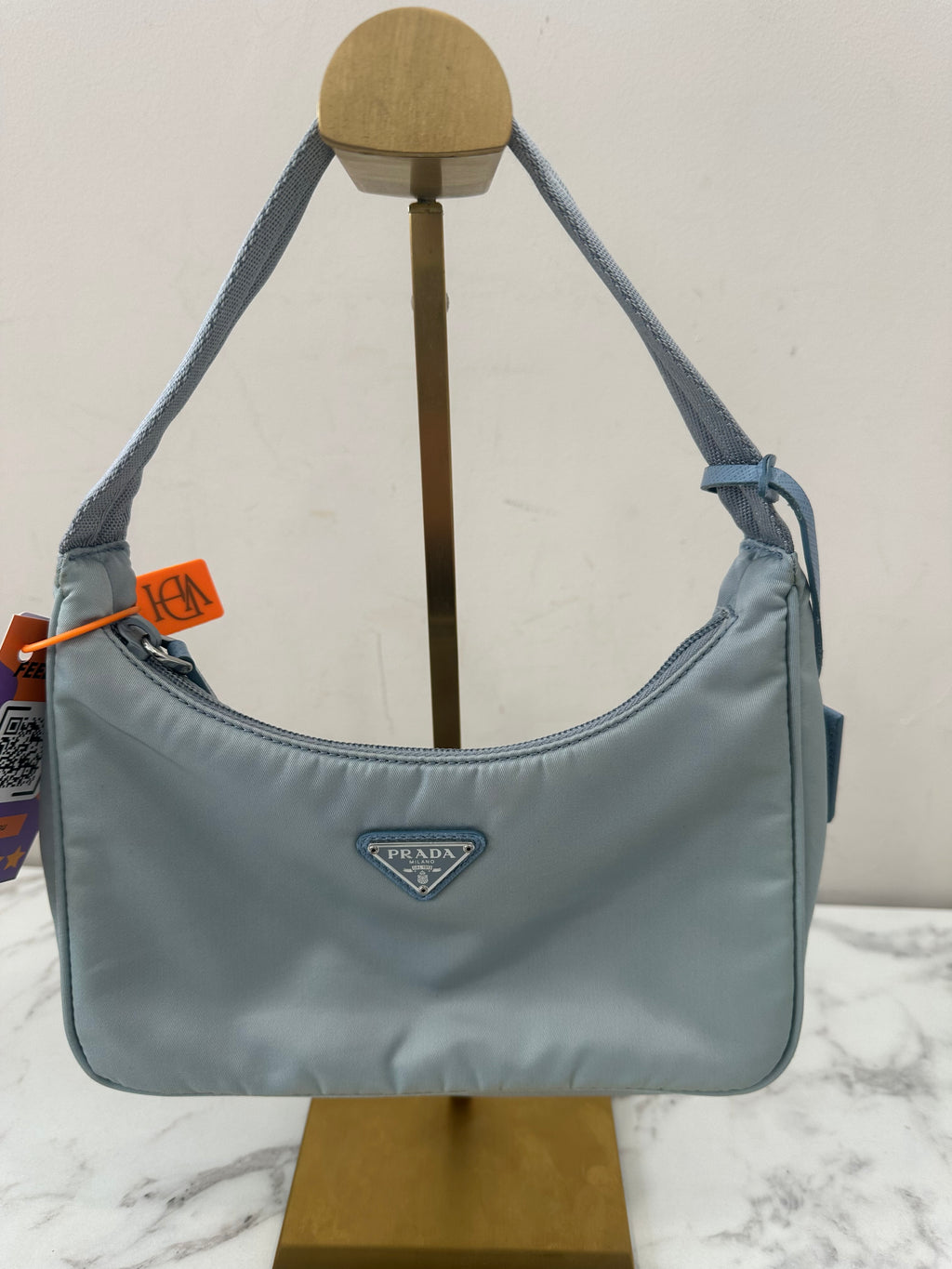 Prada Hobo Gray