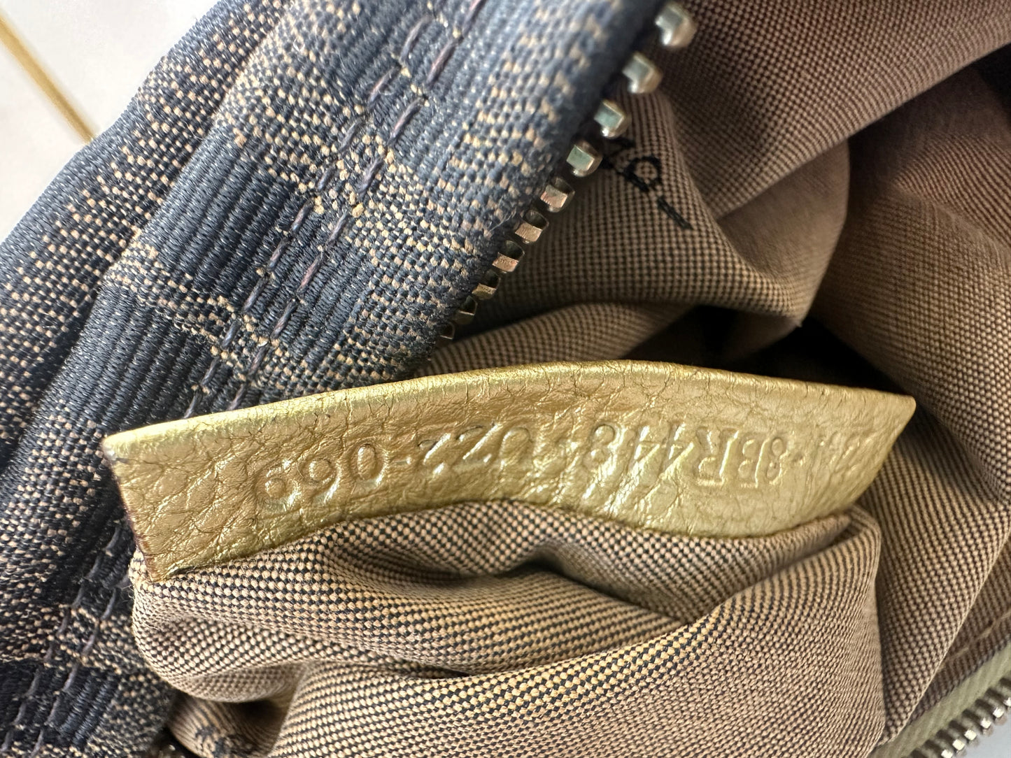 Fendi Brown Zucca Tote Bag