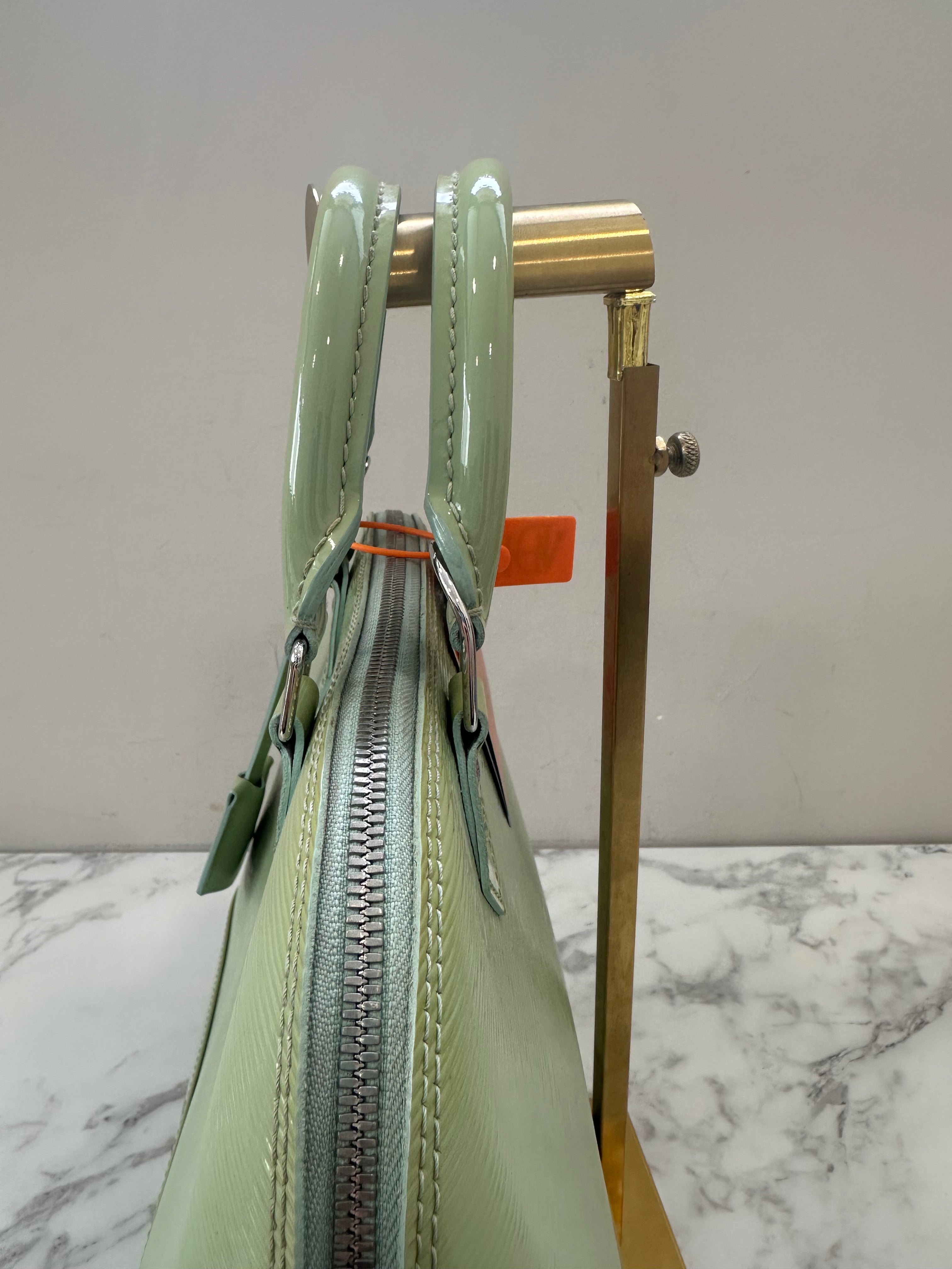 Louis Vuitton Alma Epi Green Vernis