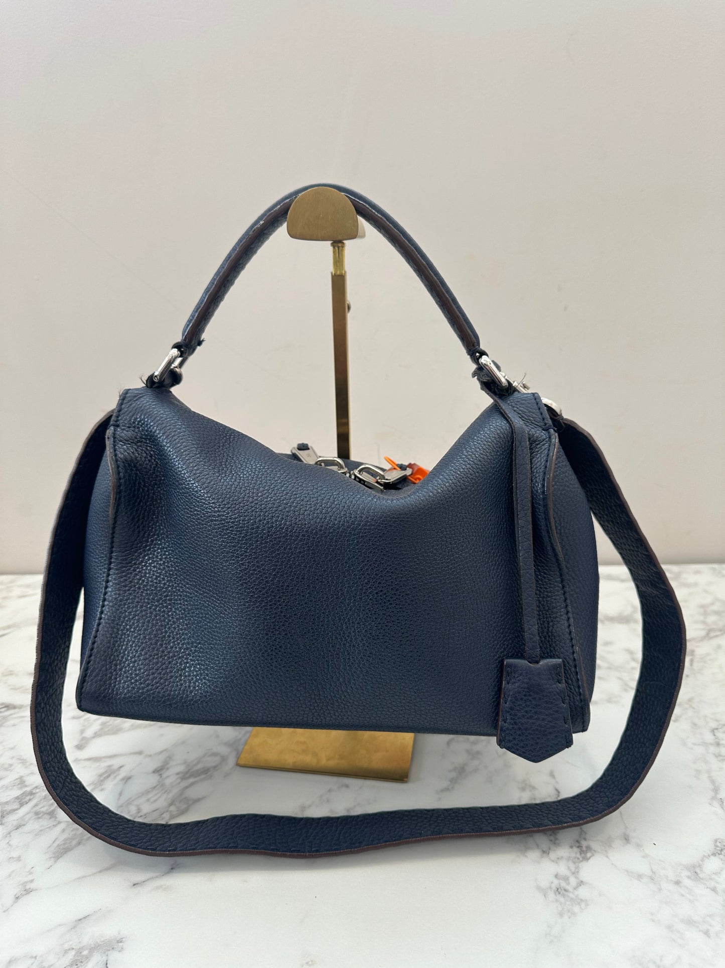 Fendi Blue Leather
