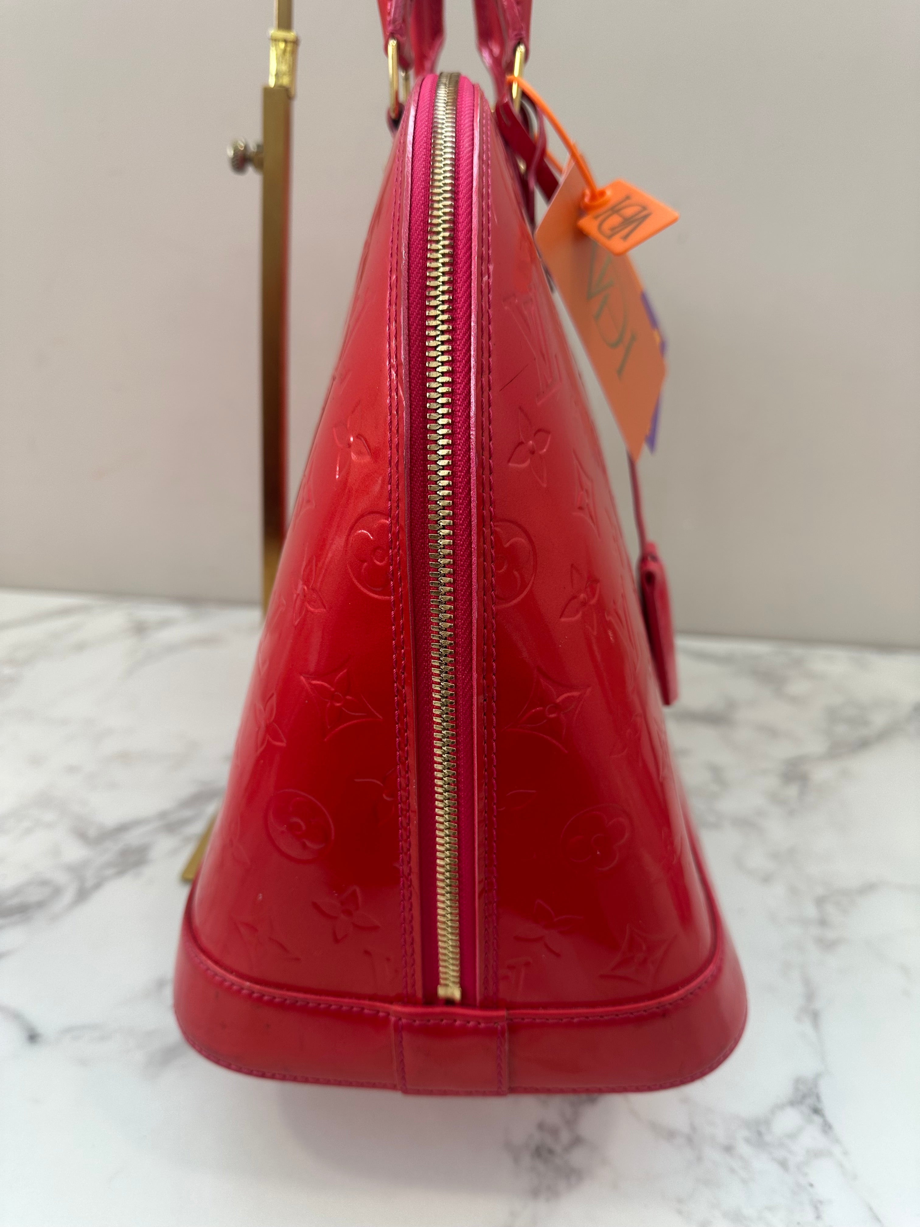Louis Vuitton Alma Vernis Red