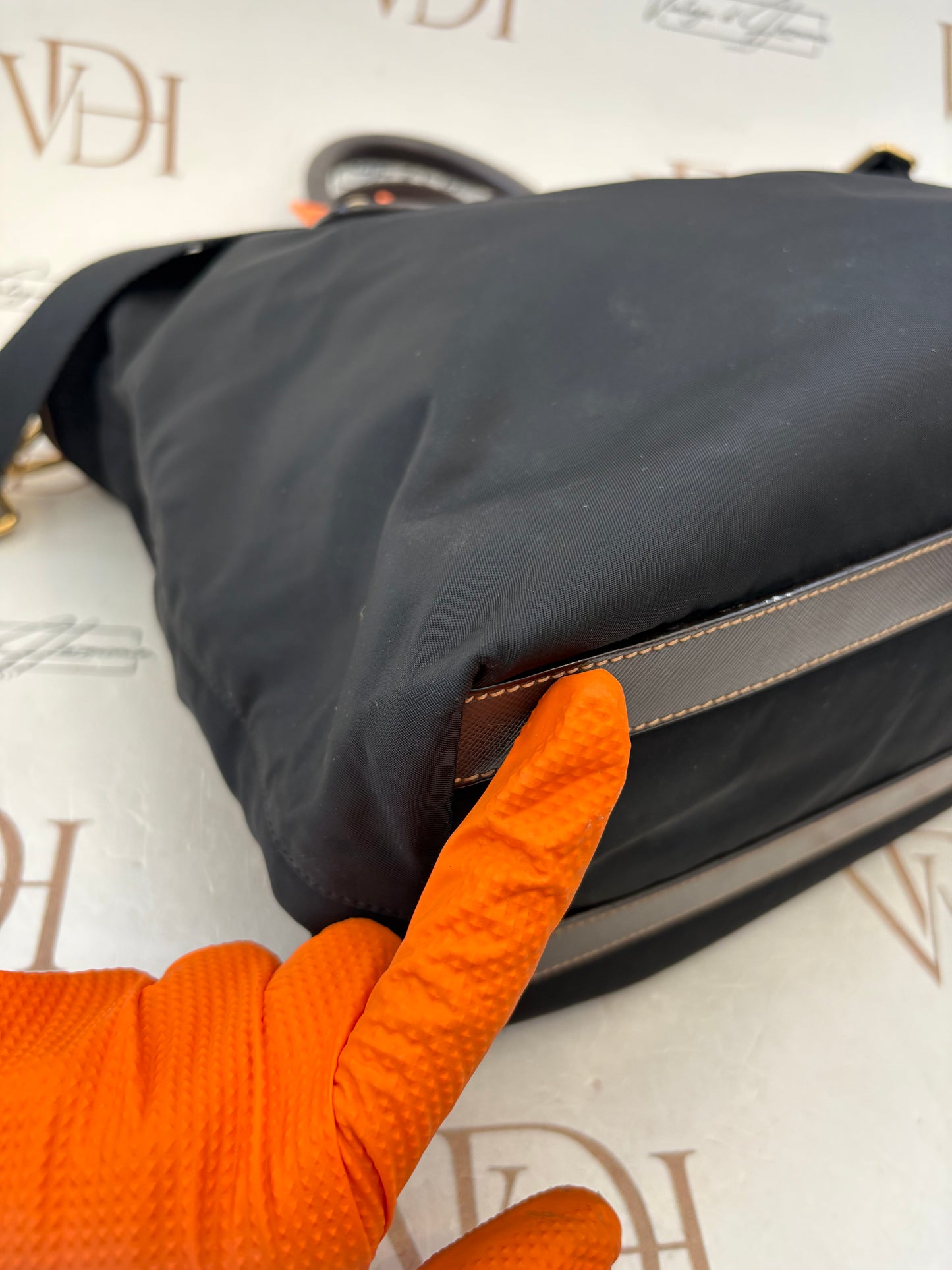 383522 - Prada Black Nylon