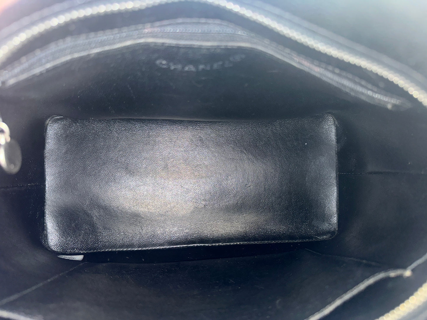 Chanel Black Calfskin Medallion