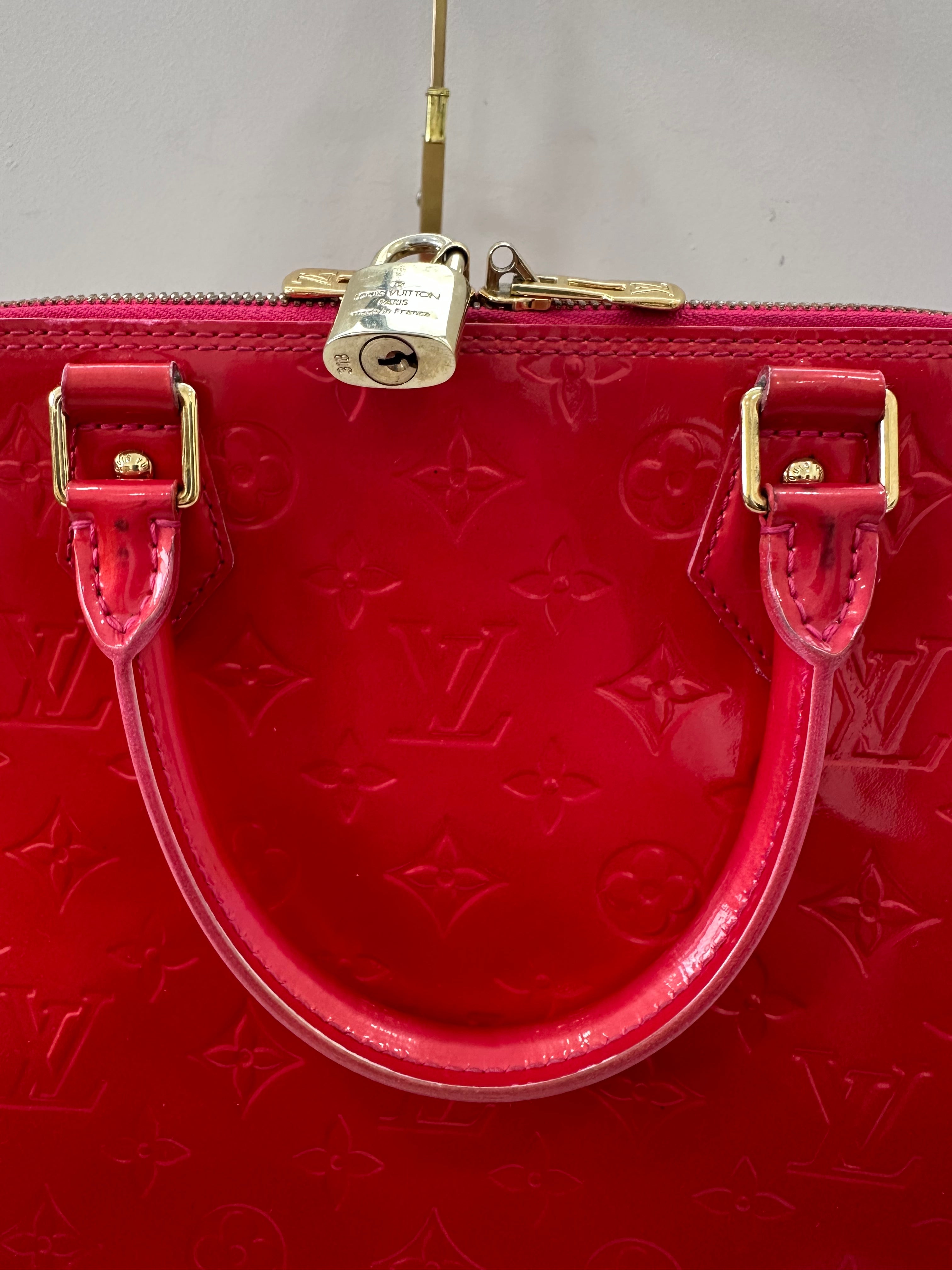 Louis Vuitton Alma Vernis Red