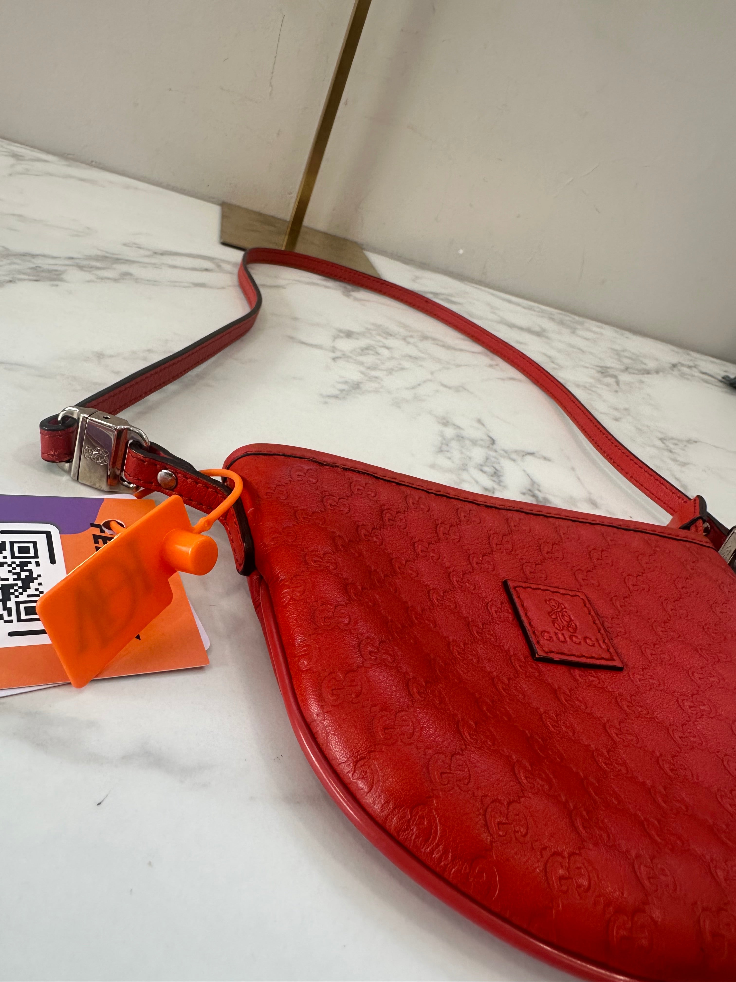 Gucci Red Leather GG
