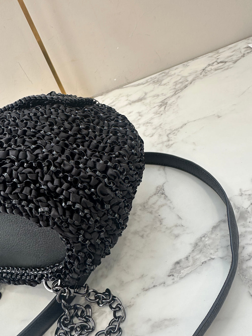 Black wirebag Backpack