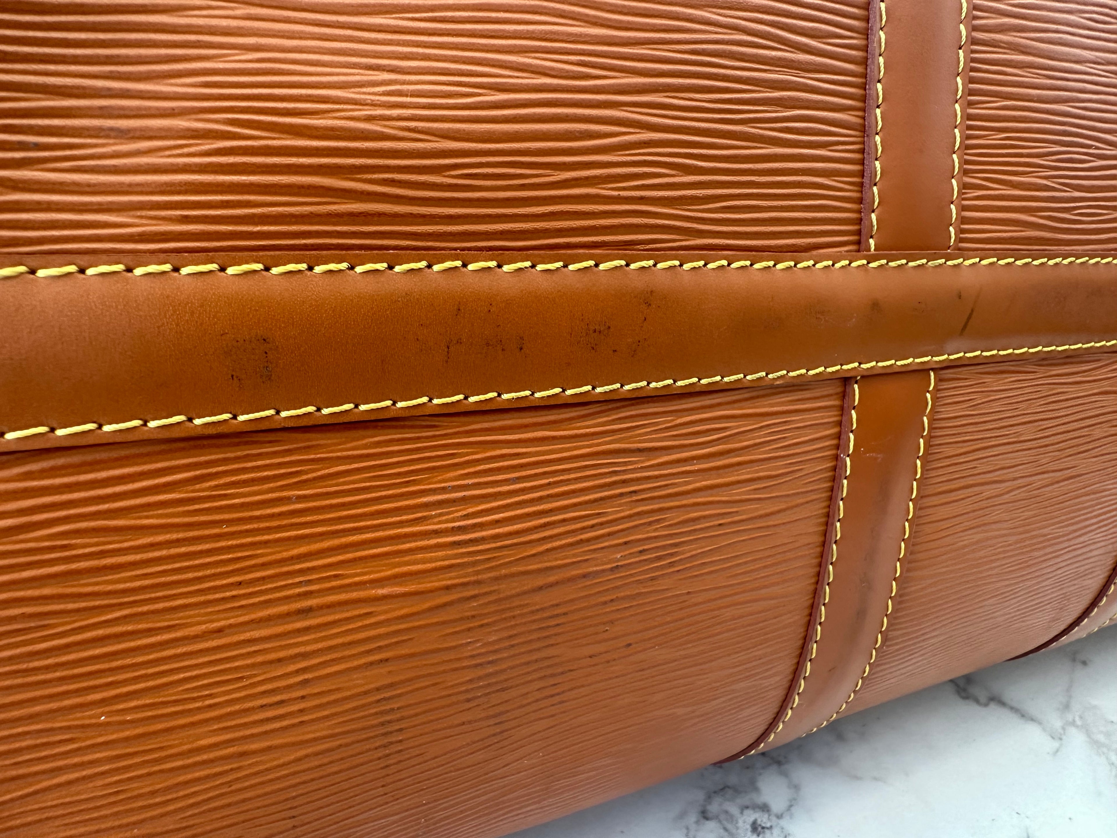 Louis Vuitton Keepall 45 Epi Brown