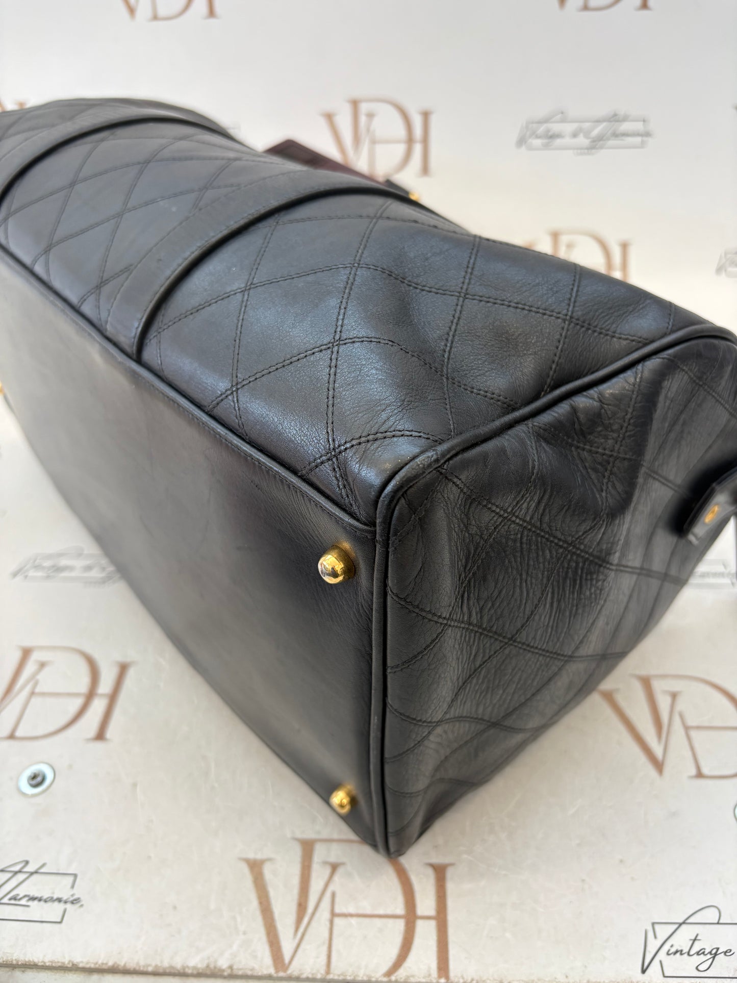 018229 - Chanel Bicolore Duffle Bag