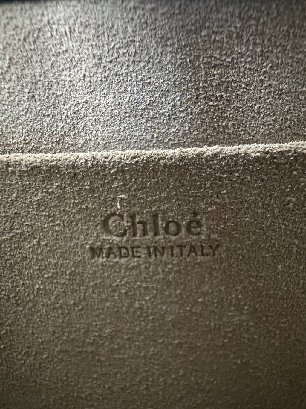 Chloe Gray Shoulder Bag