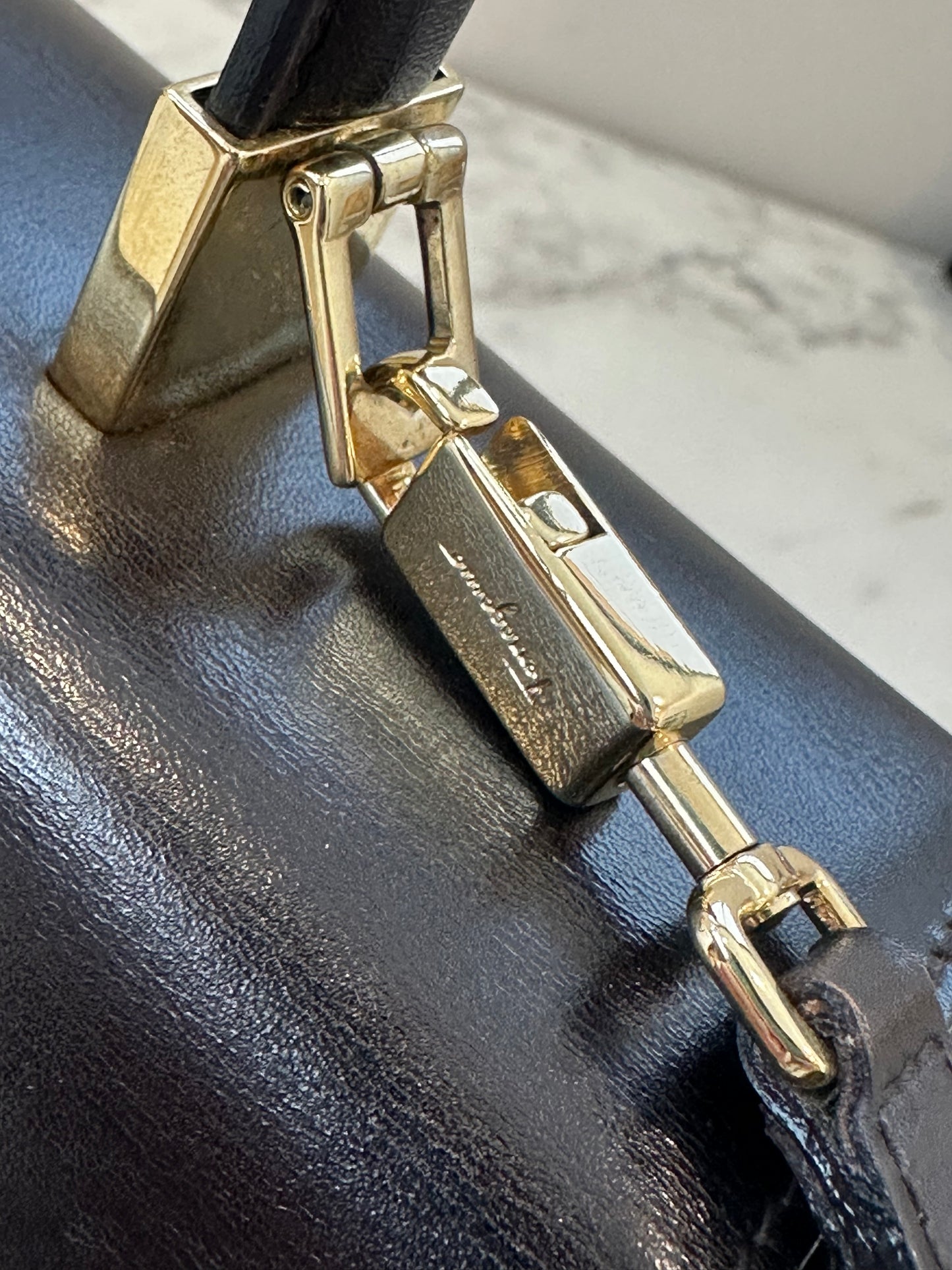 Salvatore Ferragamo Gancini Brown