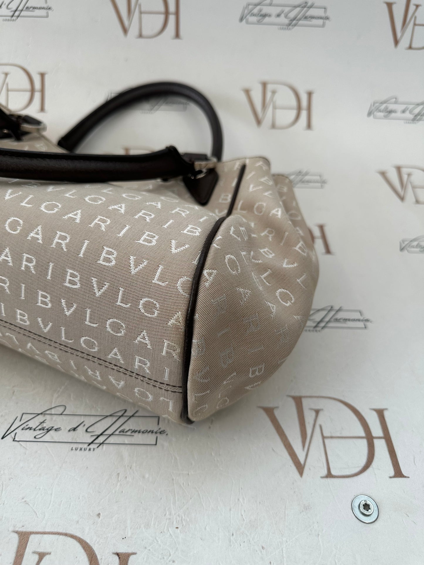 018084 - Bvlgari Beige Brown Logomania