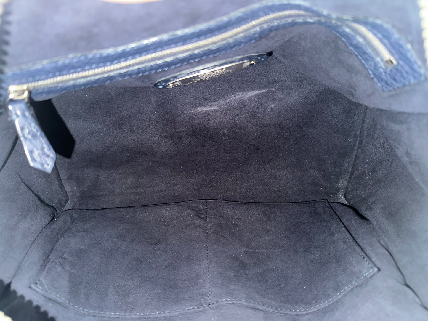 Fendi Blue Leather