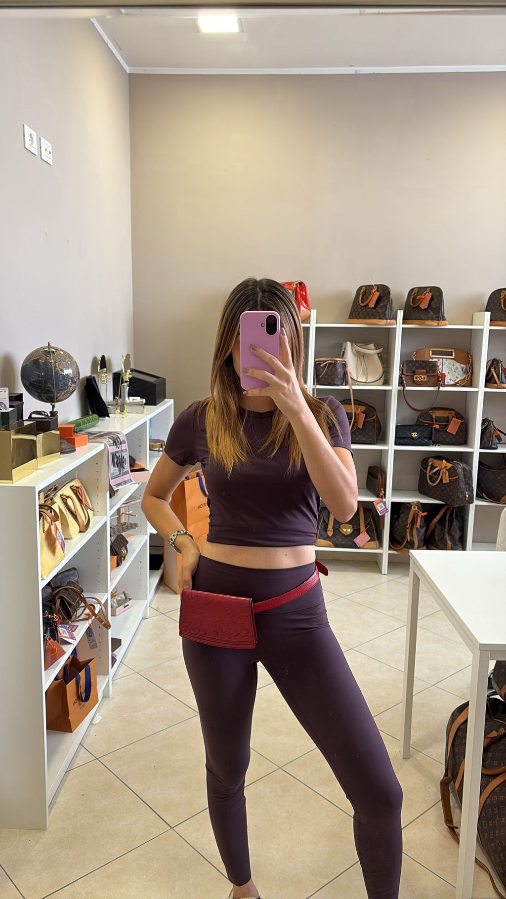 Louis Vuitton Epi pochette ceinture tilsit pouch