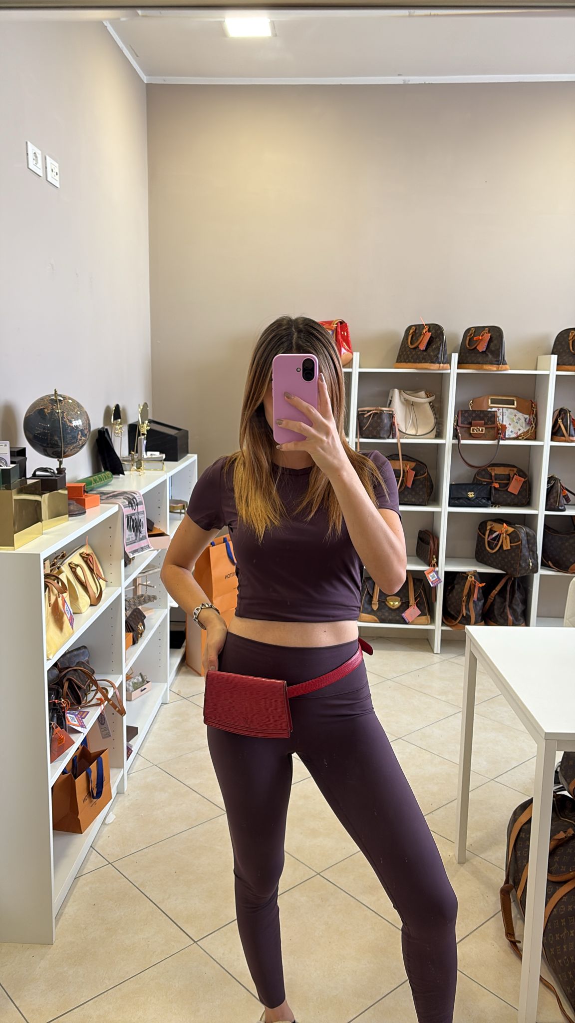 Louis Vuitton Epi pochette ceinture tilsit pouch