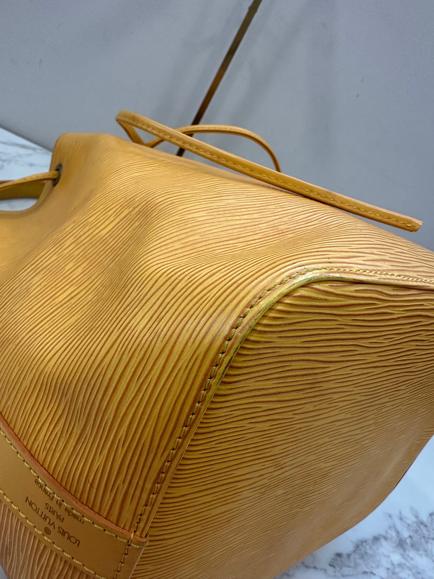 Louis Vuitton Yellow Epi Petite Noé