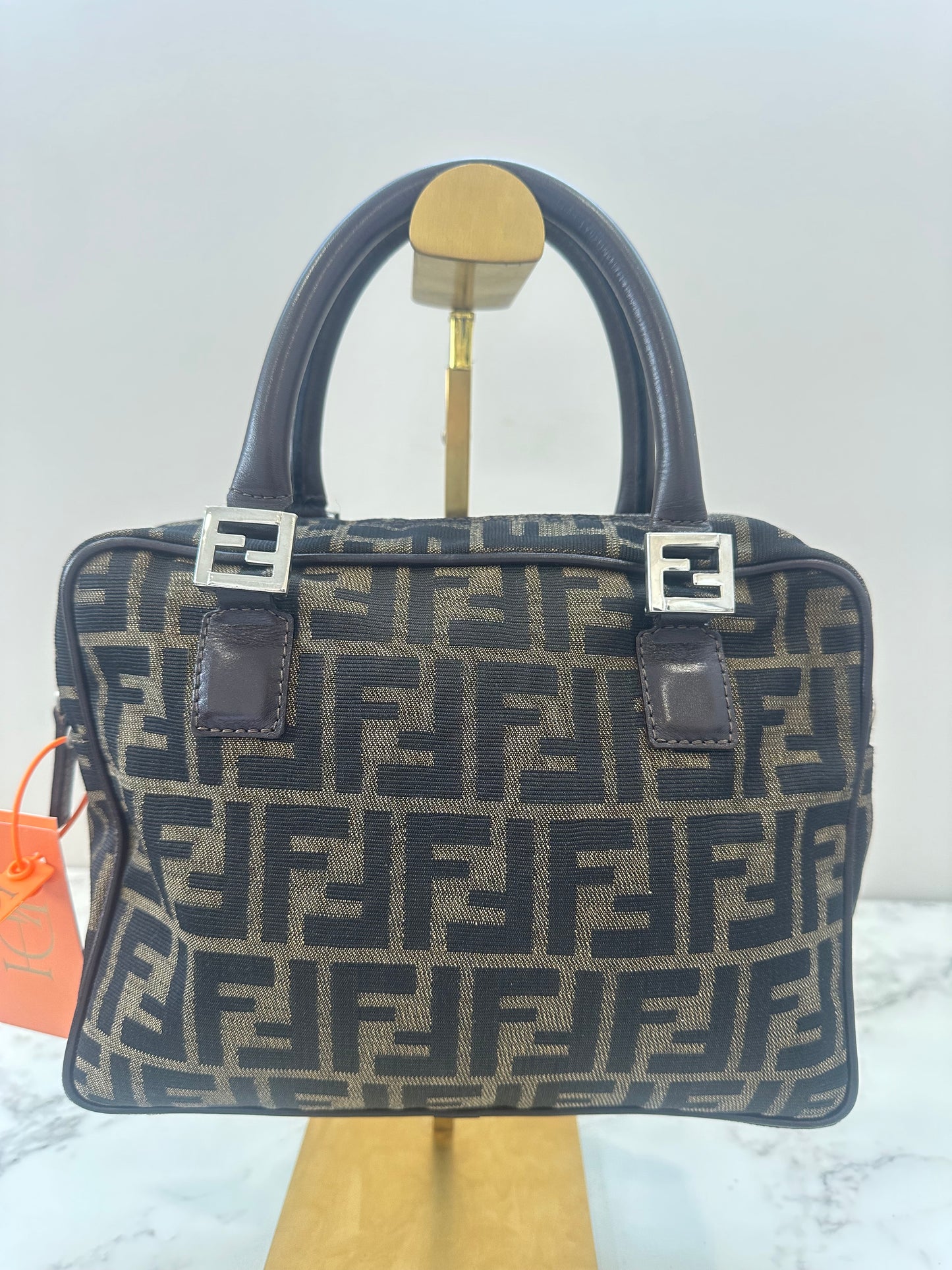 Fendi zucca shoulder bag