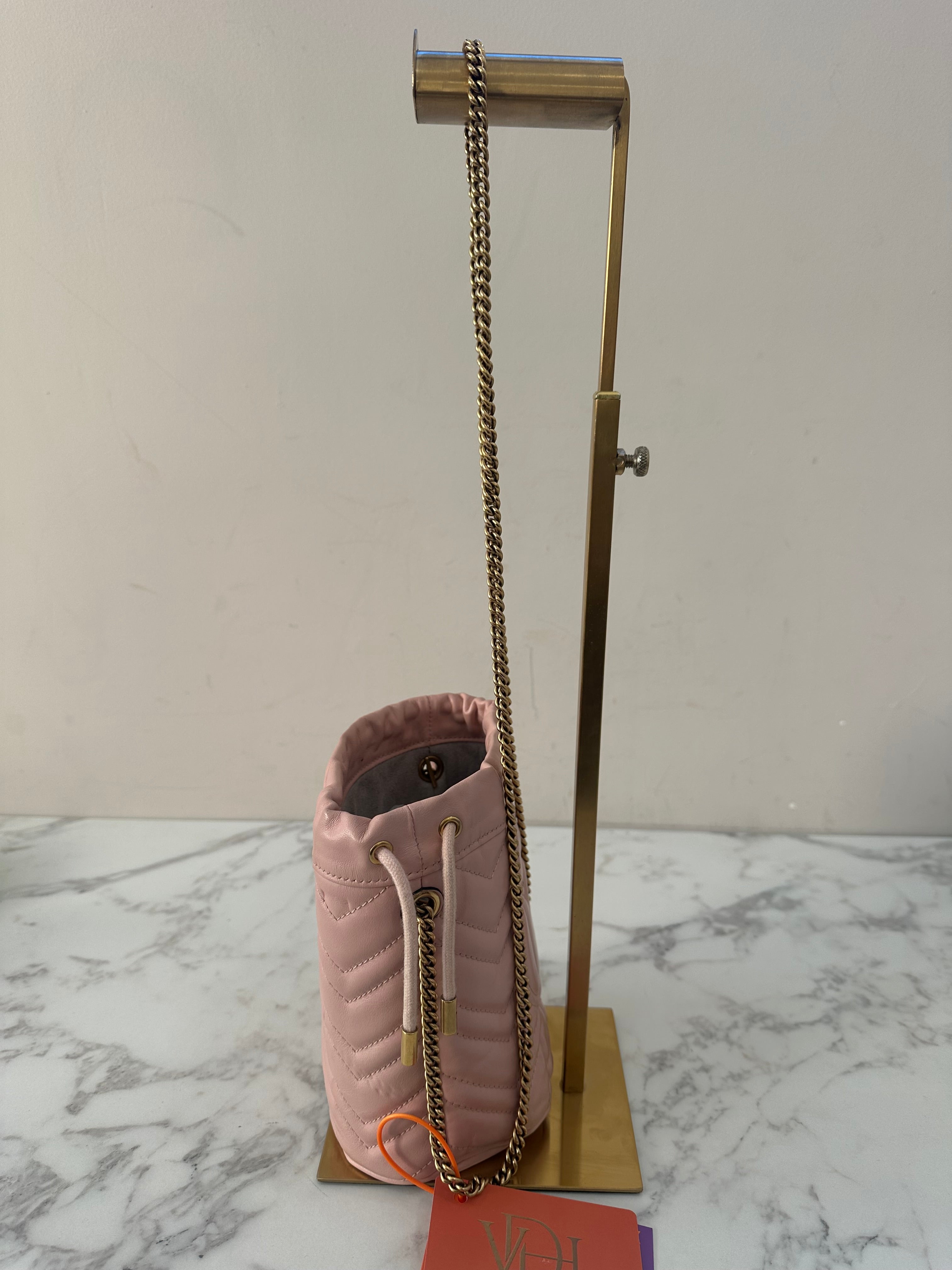 Gucci Marmont Pink Bucket