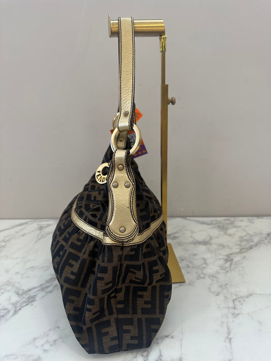Fendi Brown Zucca Tote Bag