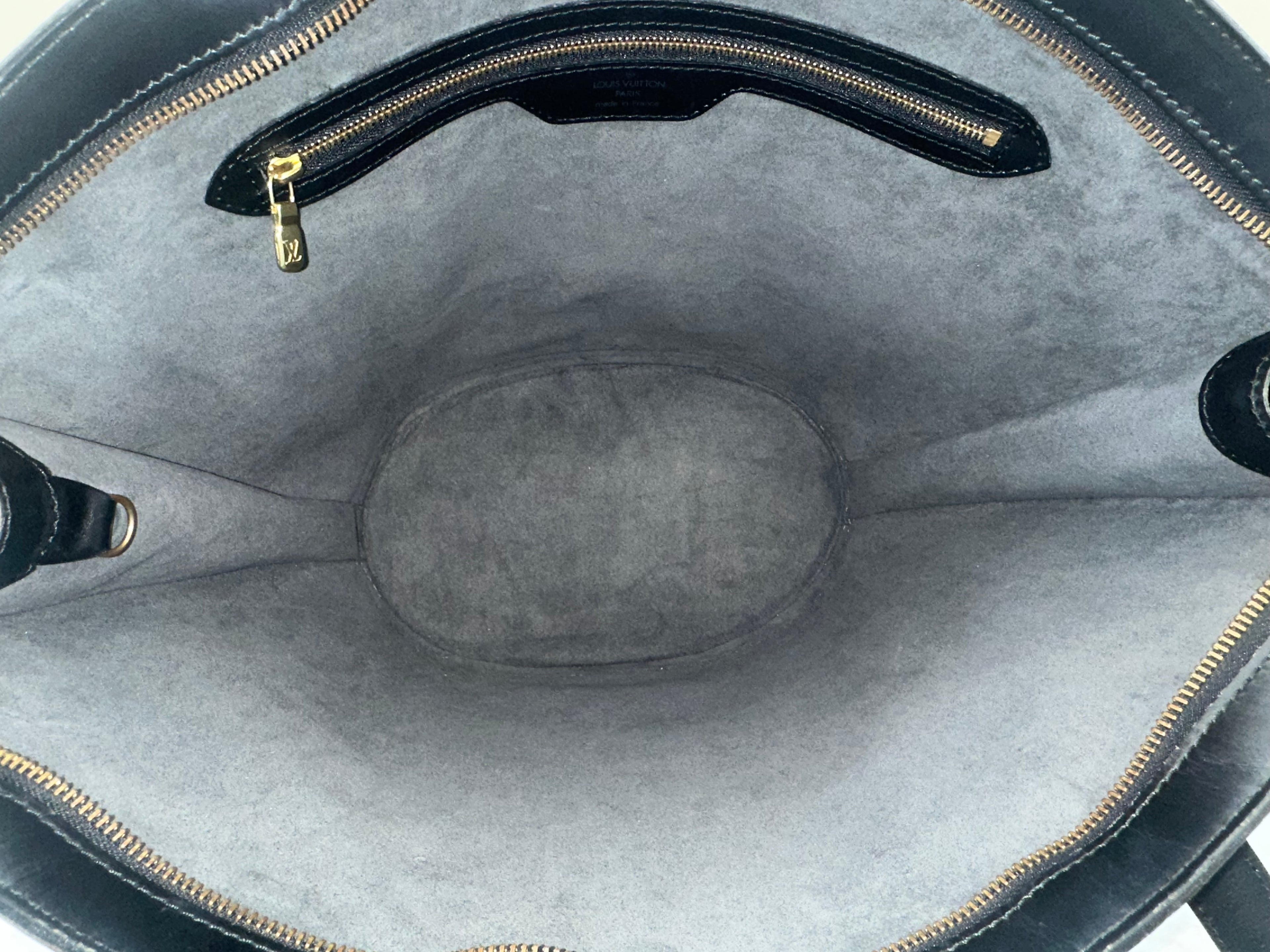 Louis Vuitton Black Epi Saint Jacques