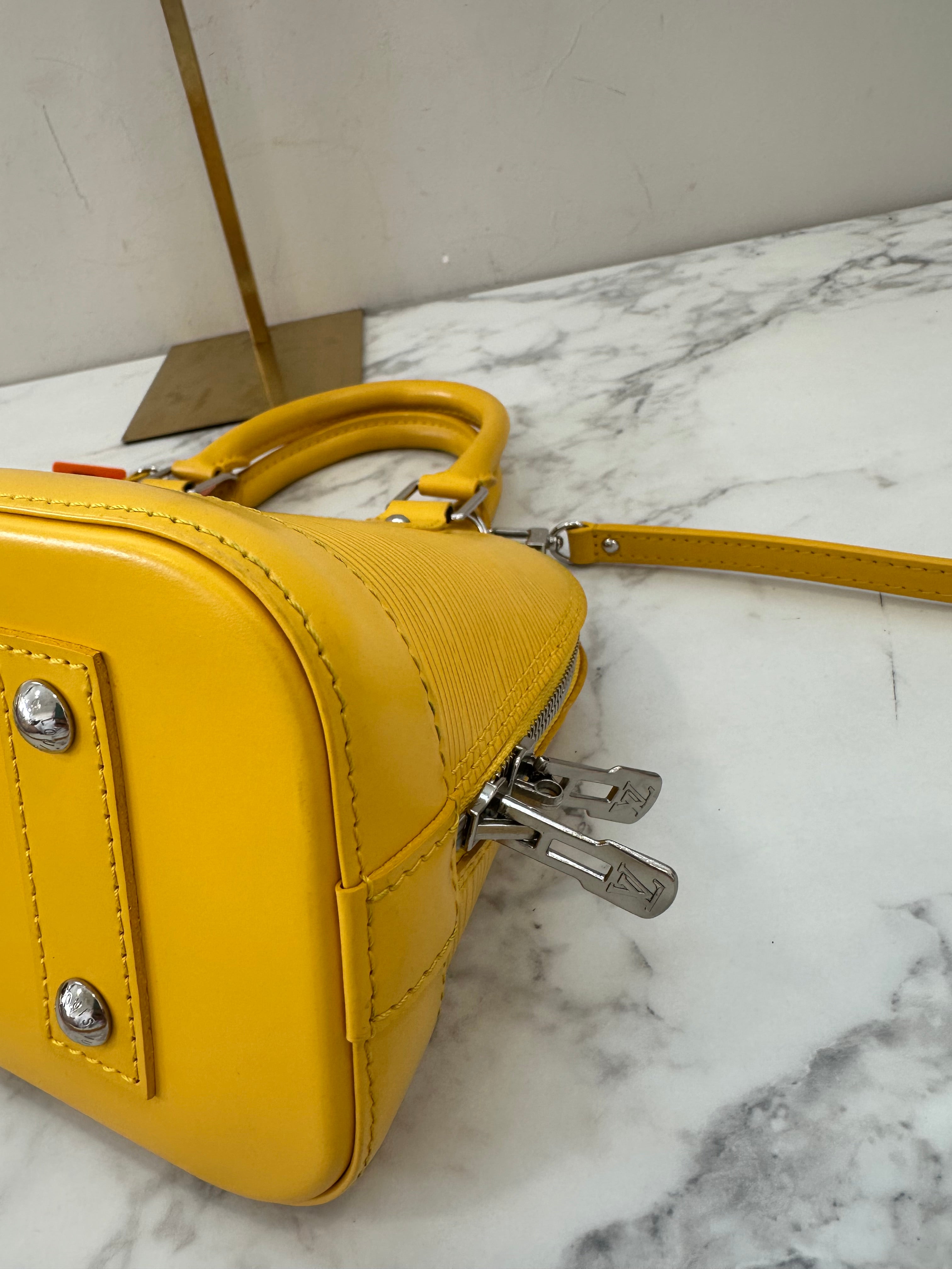 Louis Vuitton Alma BB Epi Yellow