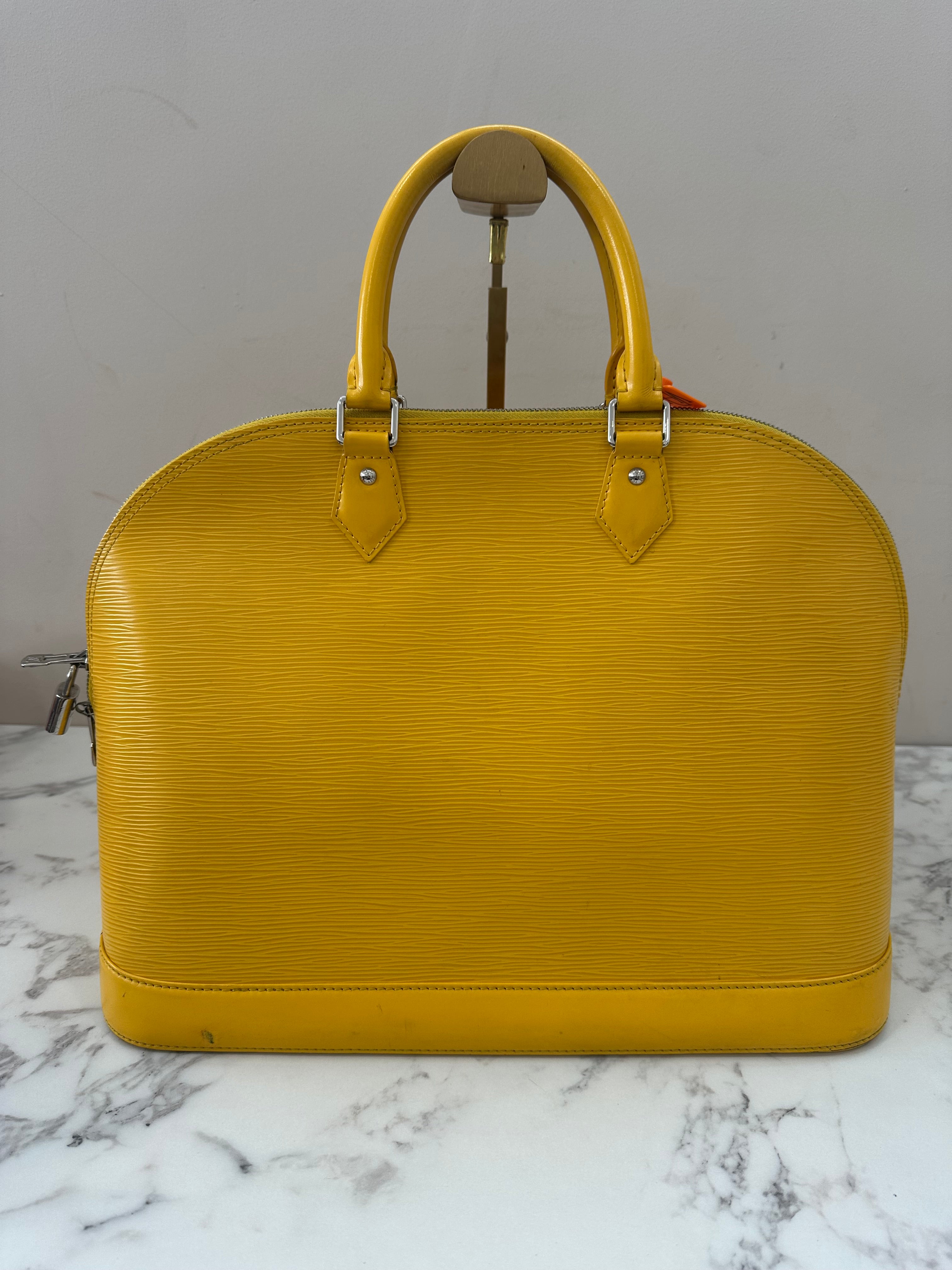 Louis Vuitton Alma Epi Yellow