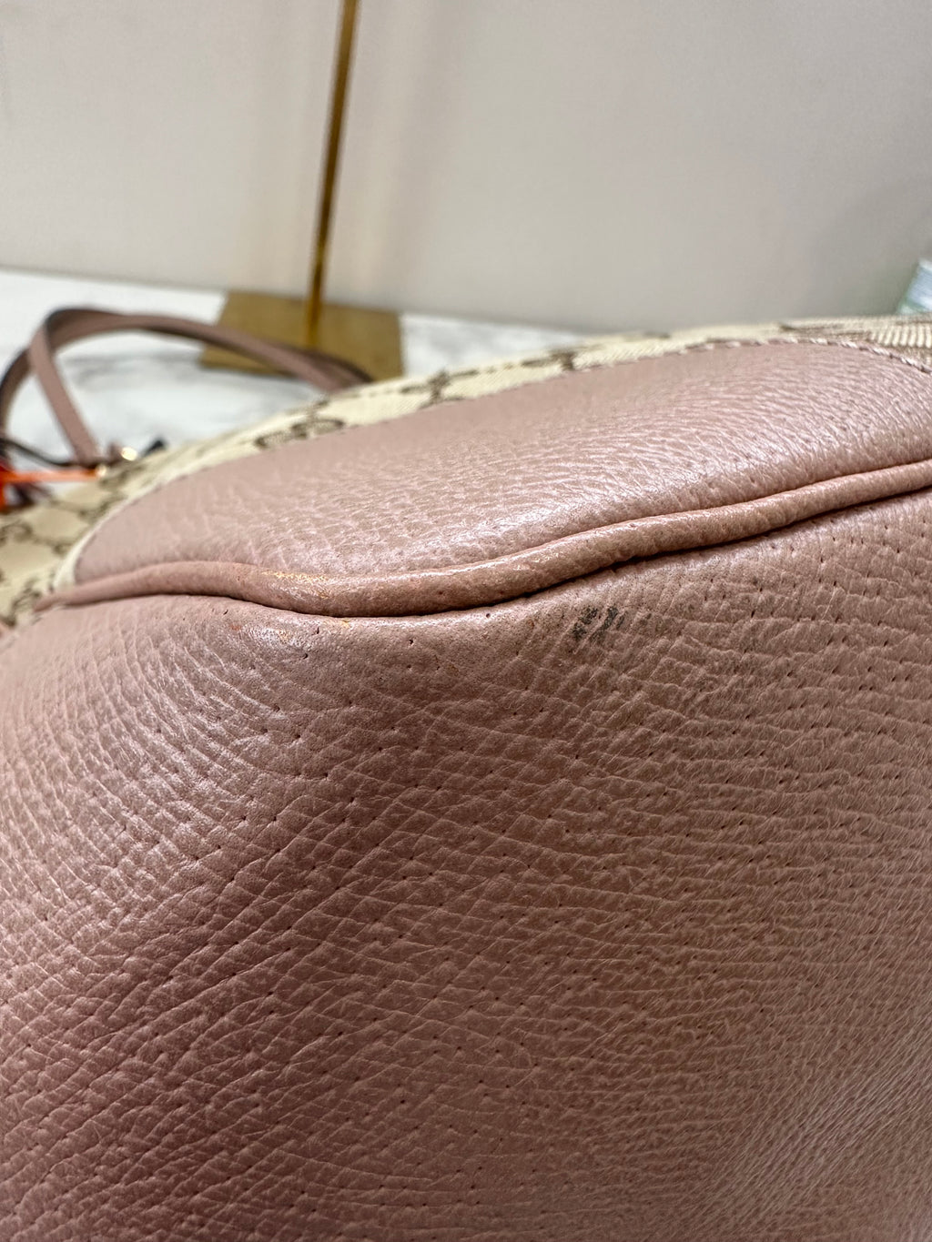 Gucci Pink GG Tote
