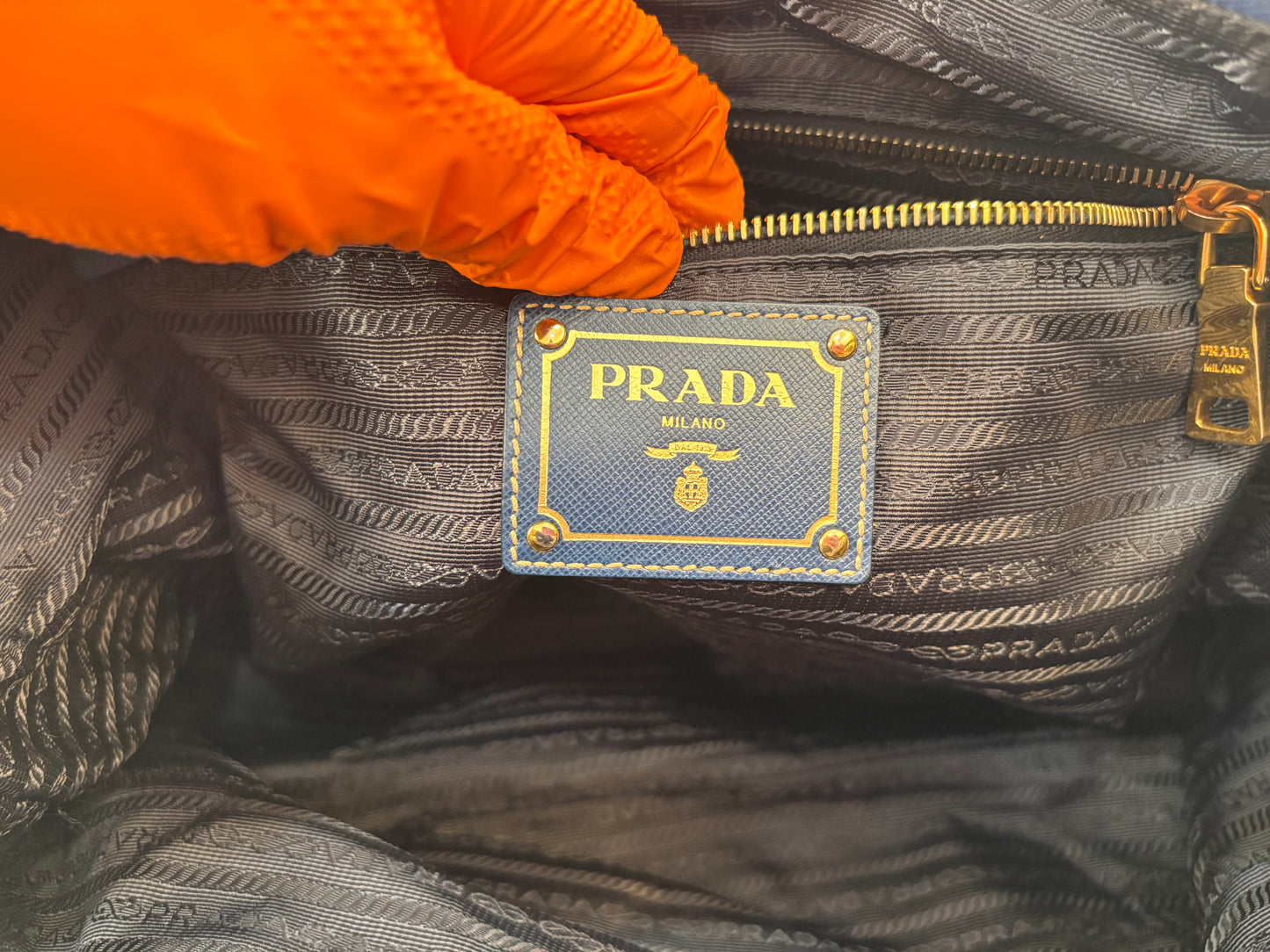 383870 - Prada Blue Nylon
