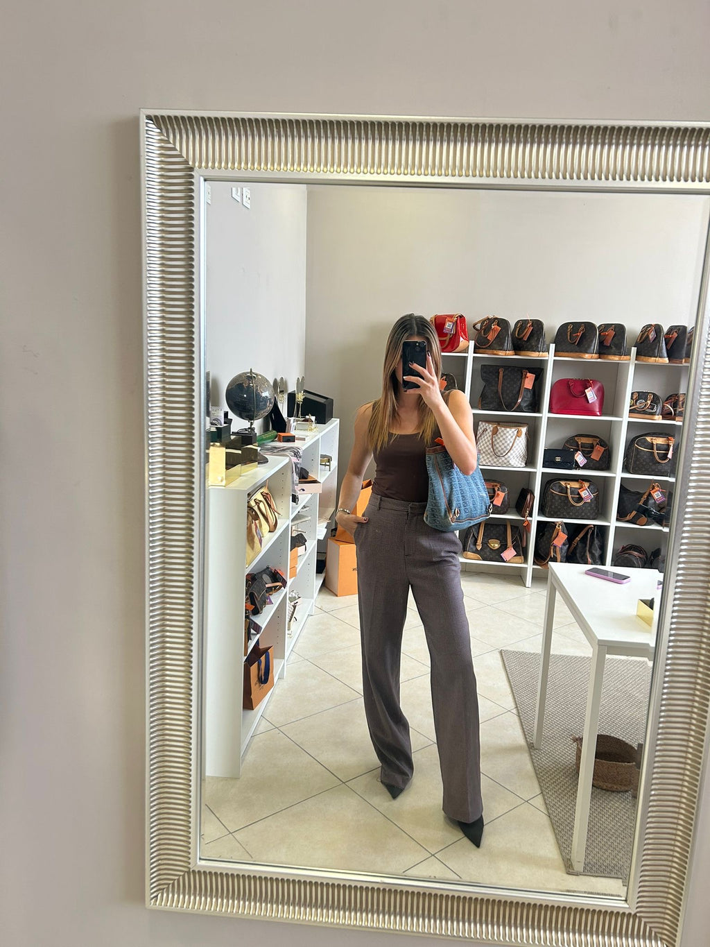 Gucci Denim Tote Bag