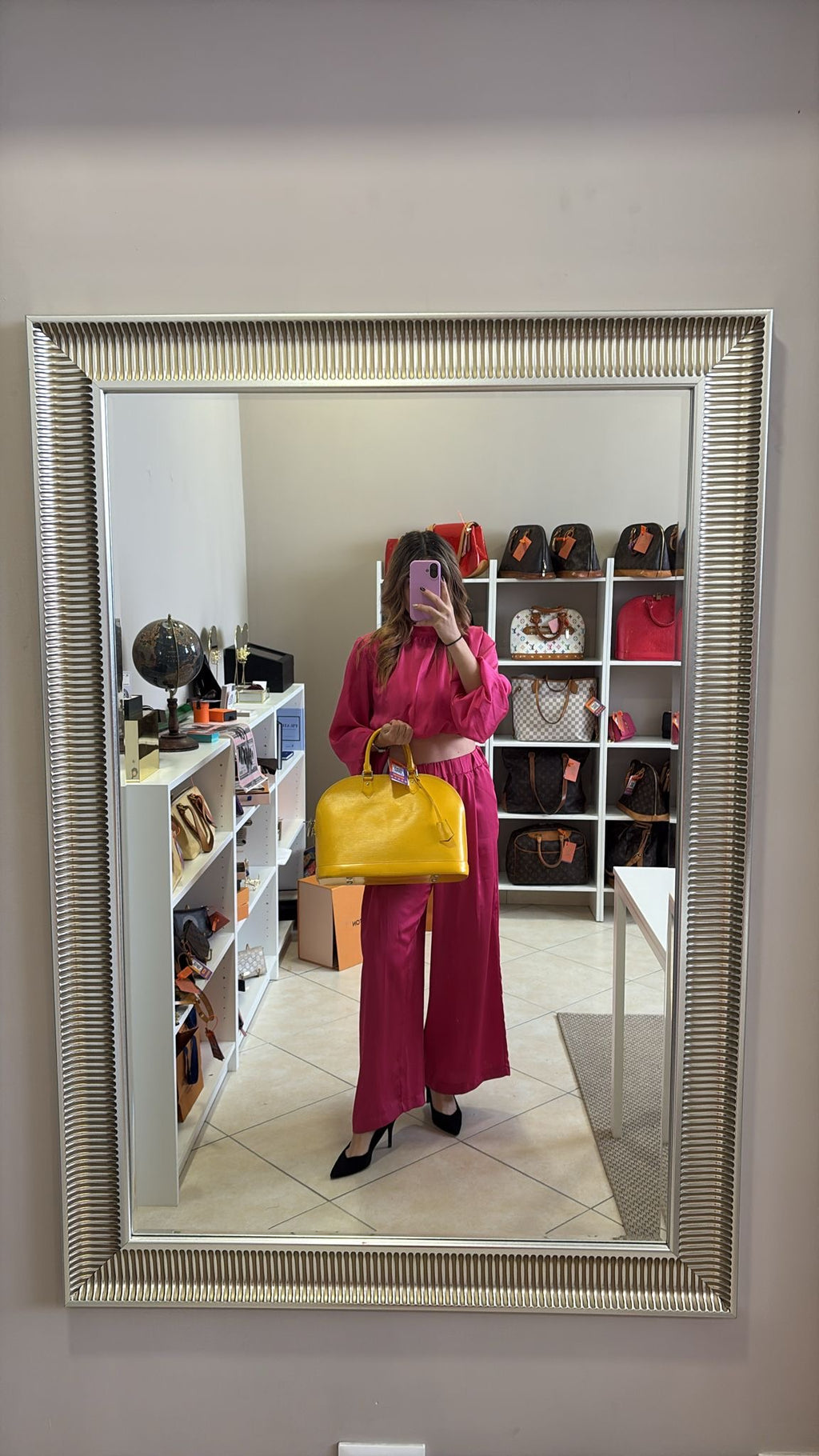 Louis Vuitton Alma Epi Yellow