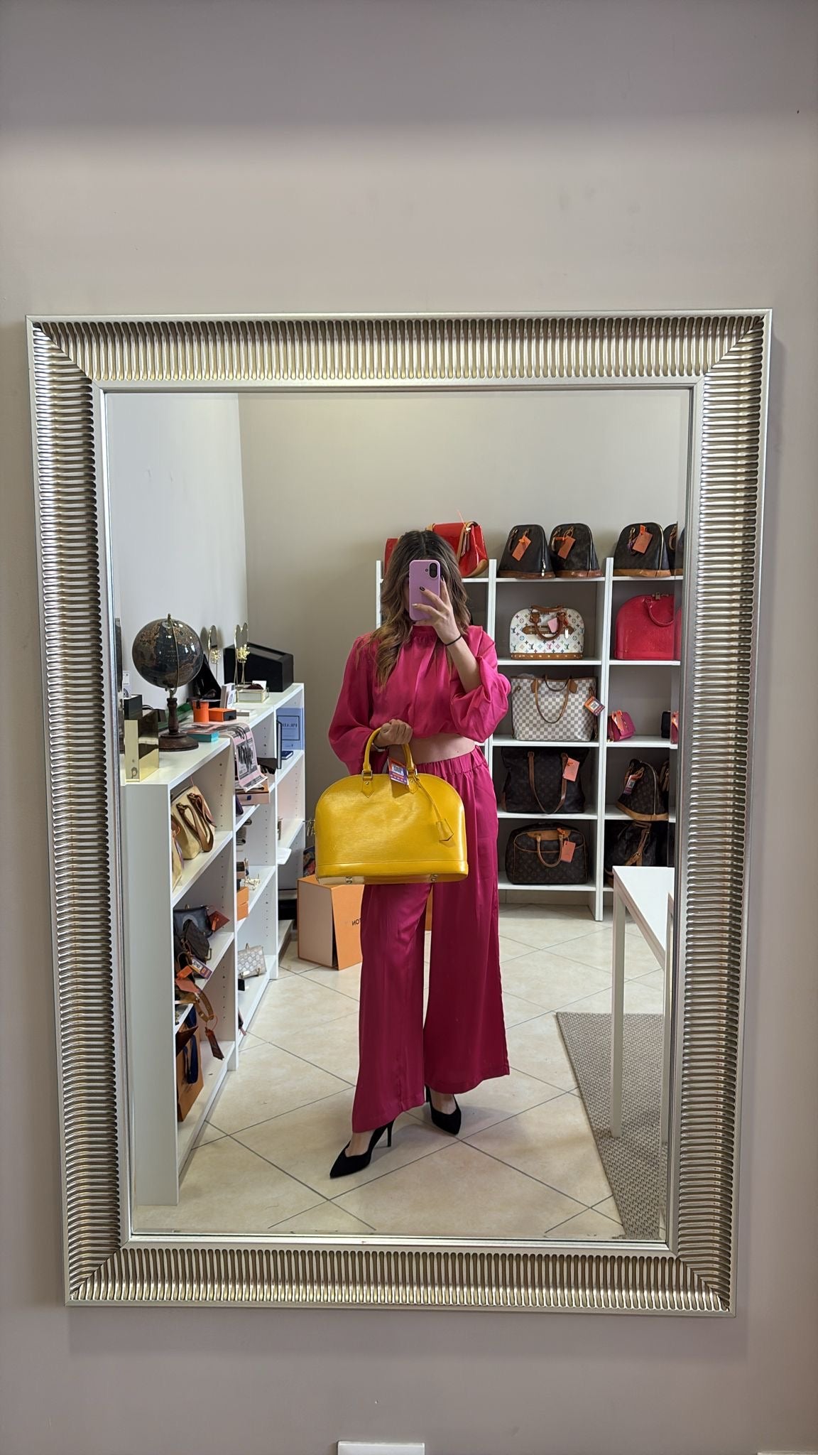 Louis Vuitton Alma Epi Yellow