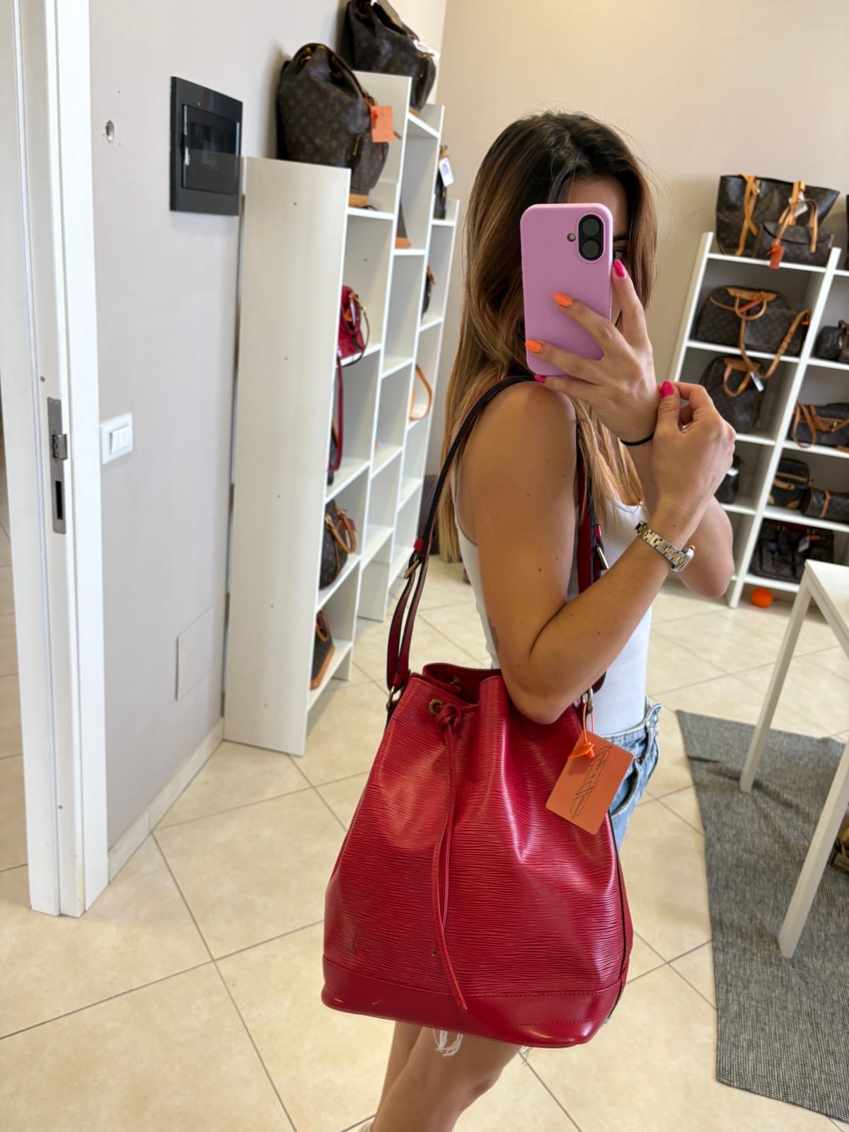 Louis Vuitton Noé Red Epi