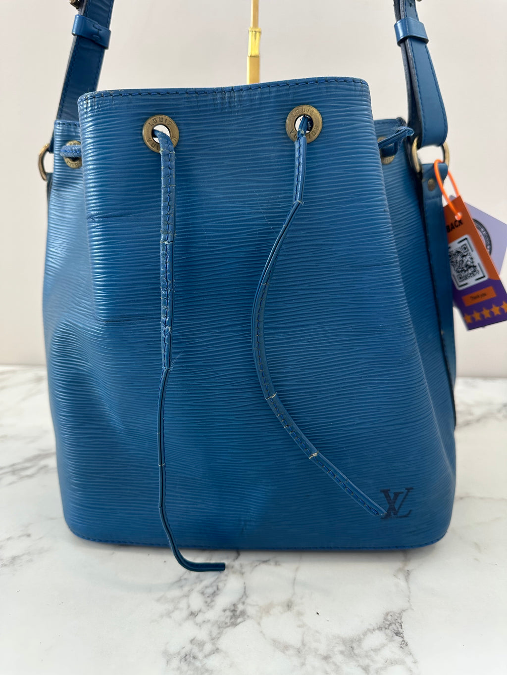 Louis Vuitton Epi Petite Noé Blue
