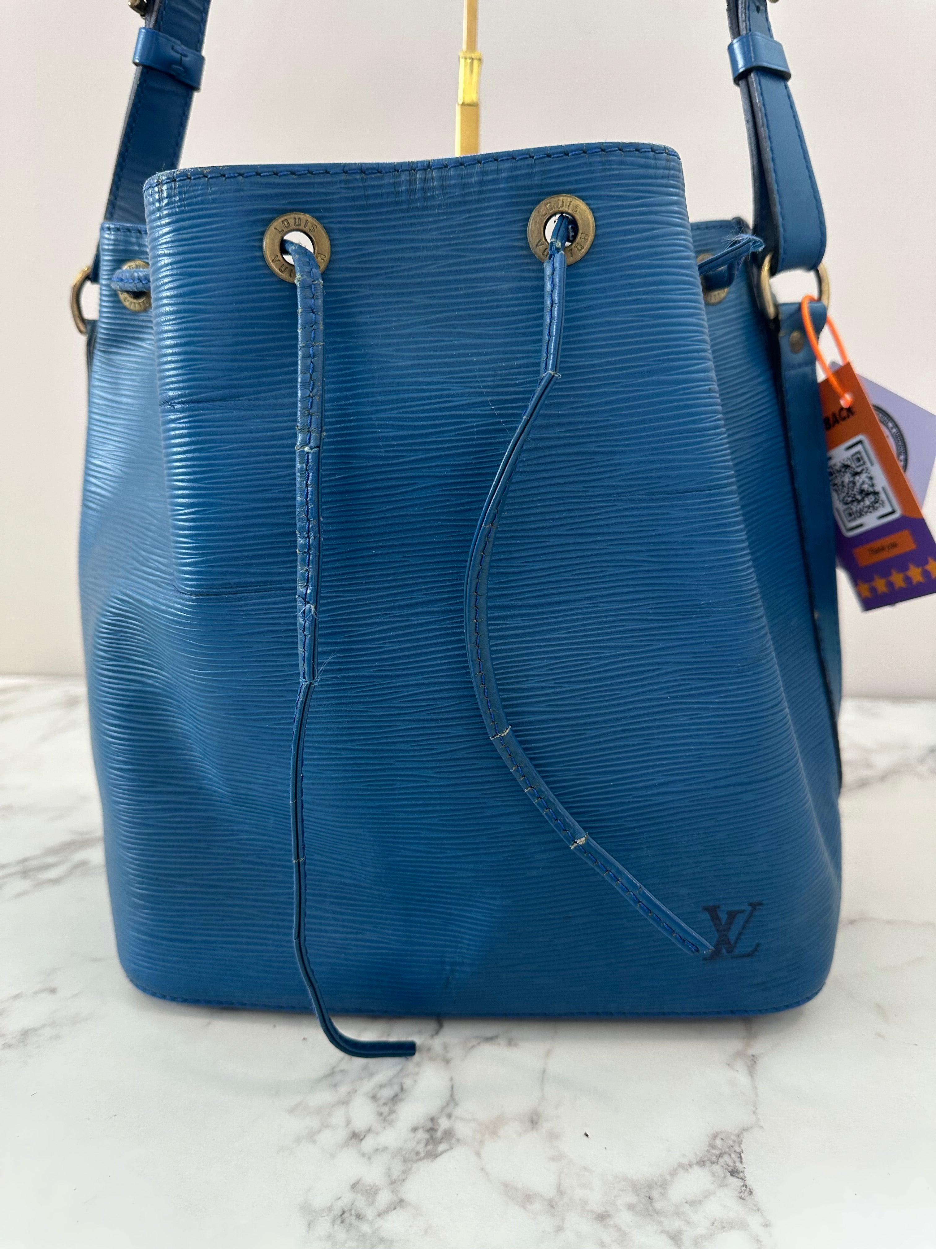 Louis Vuitton Epi Petite Noé Blue