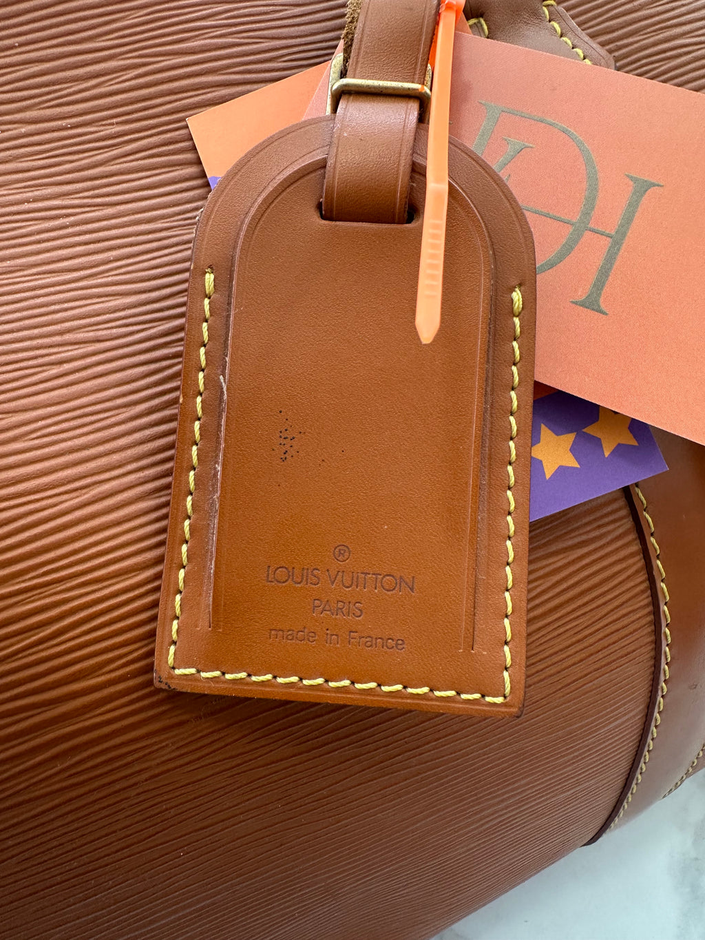 Louis Vuitton Keepall 45 Epi Brown