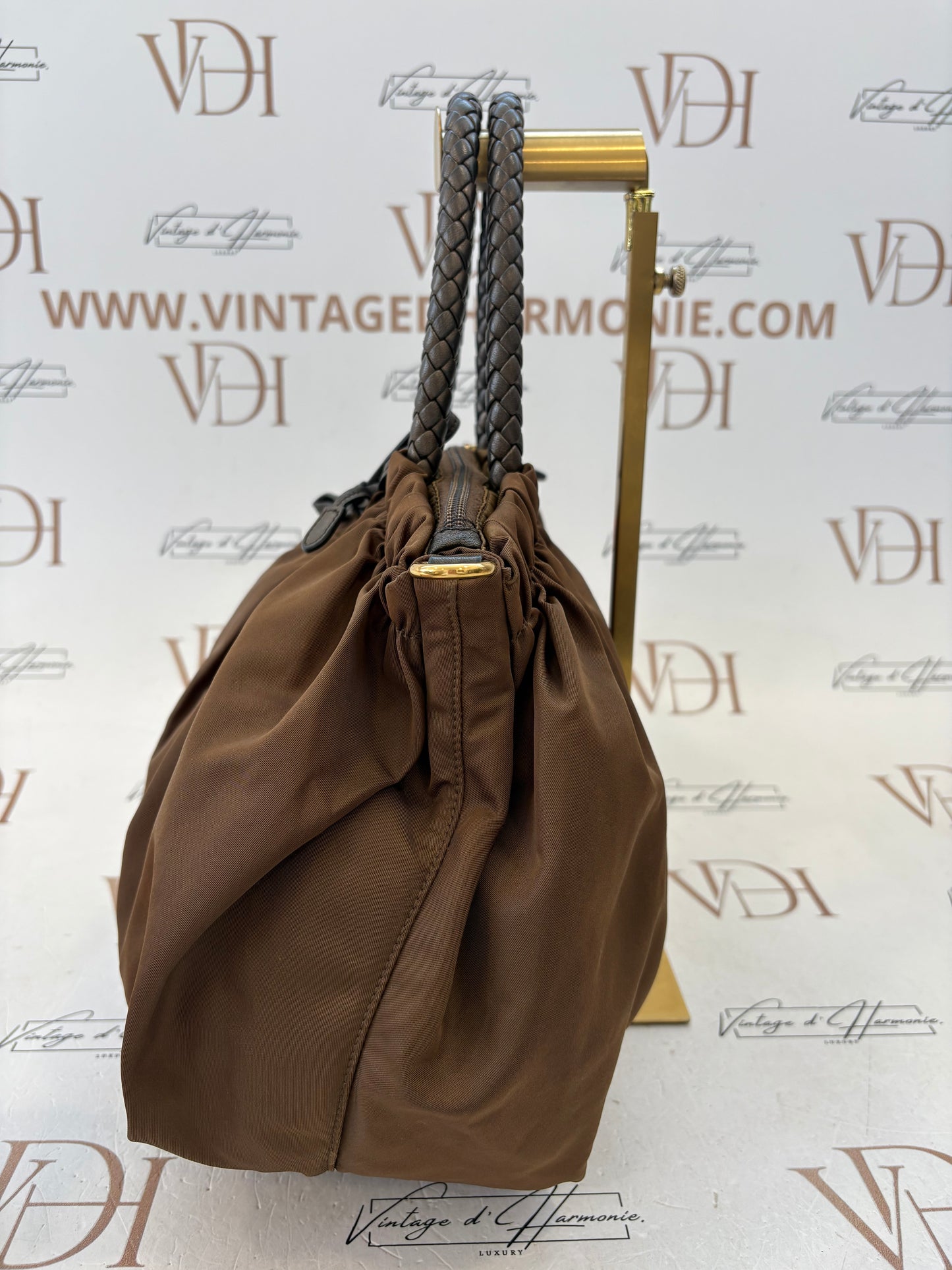 018180 - Prada Brown Nylon