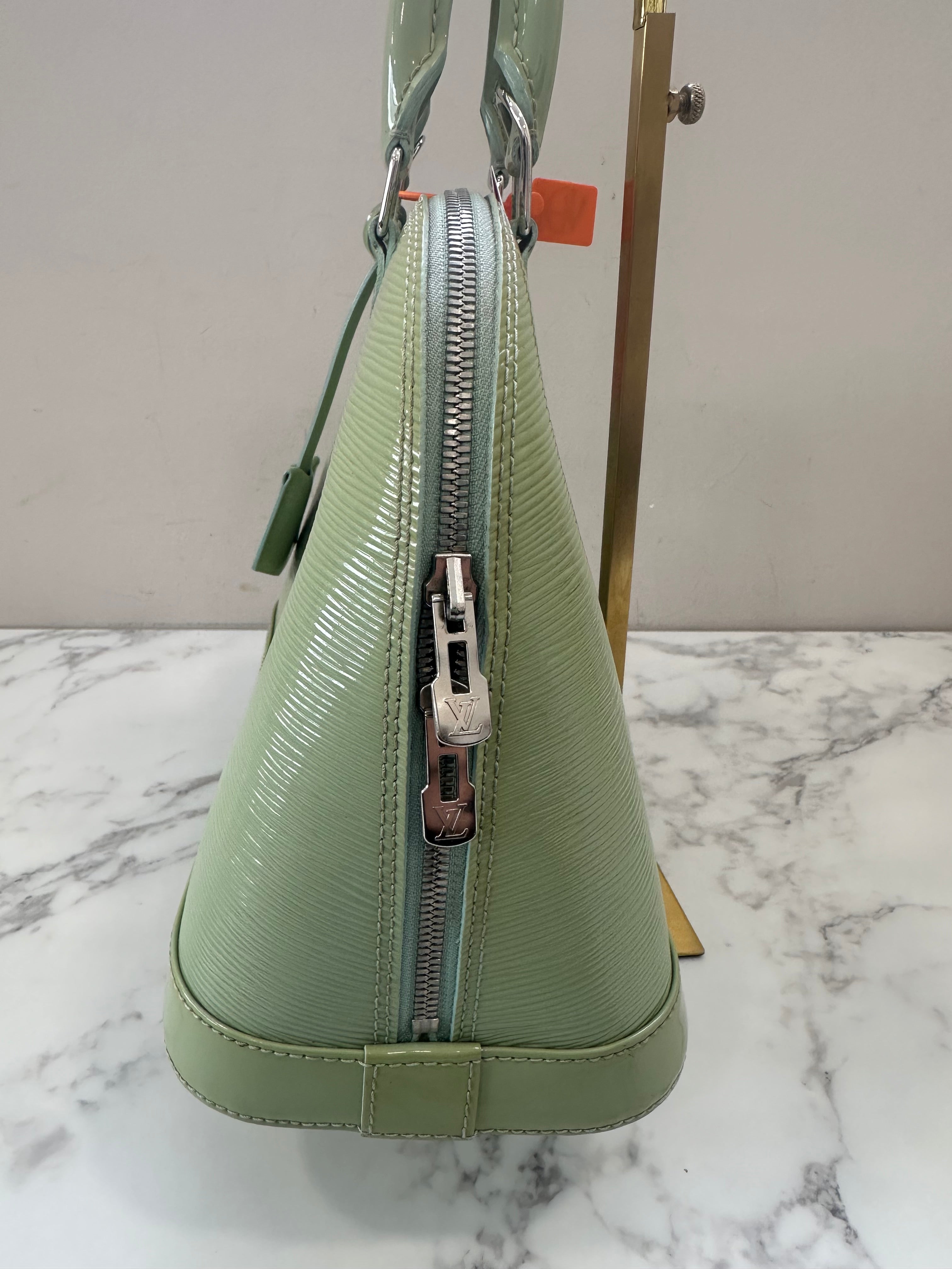 Louis Vuitton Alma Epi Green Vernis