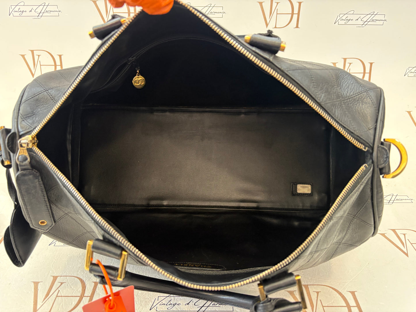 018229 - Chanel Bicolore Duffle Bag